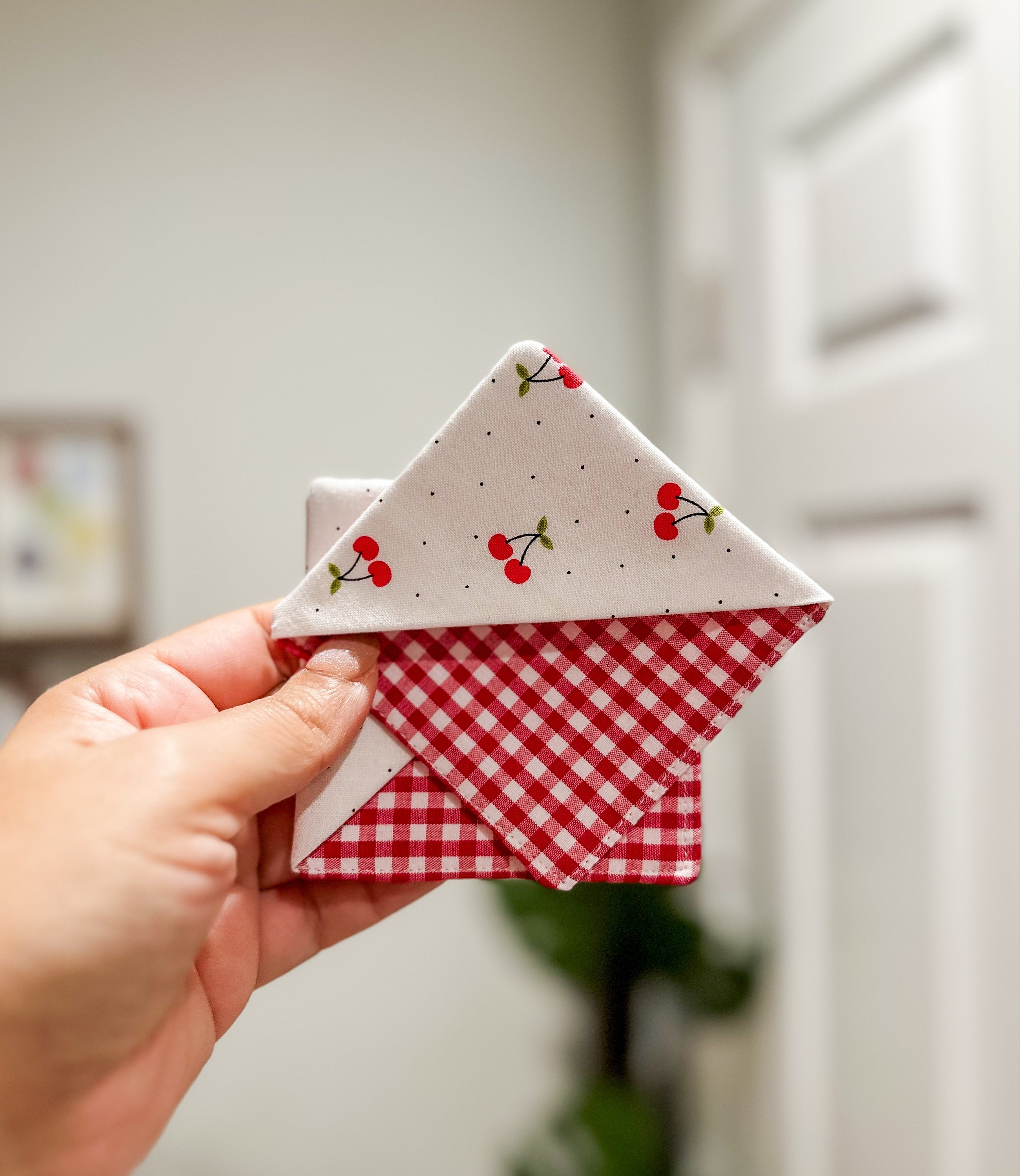 Fabric Corner Bookmarks