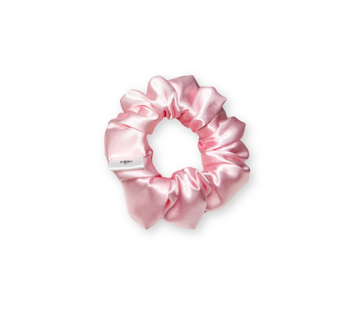 Satin WIDE-ELASTIC Scrunchie - Pink