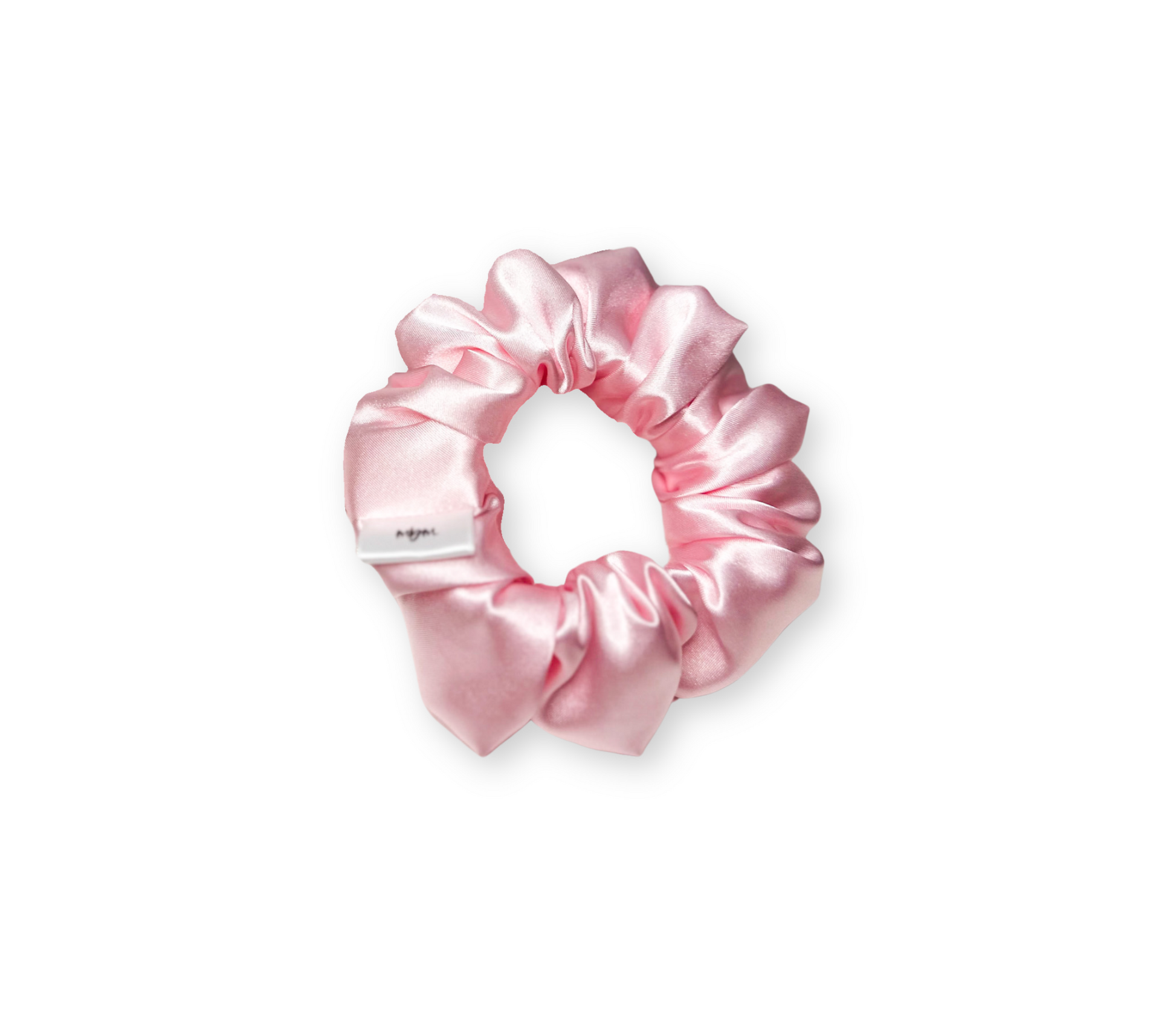 Satin WIDE-ELASTIC Scrunchie - Pink