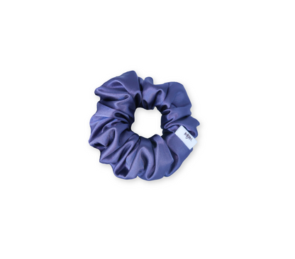 Satin WIDE-ELASTIC Scrunchie - Sapphire