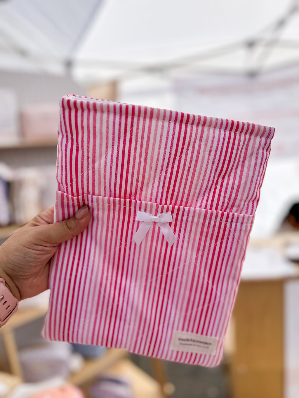 The Lipstick Lines Large Quilted Book Sleeve (Limited-Edition)