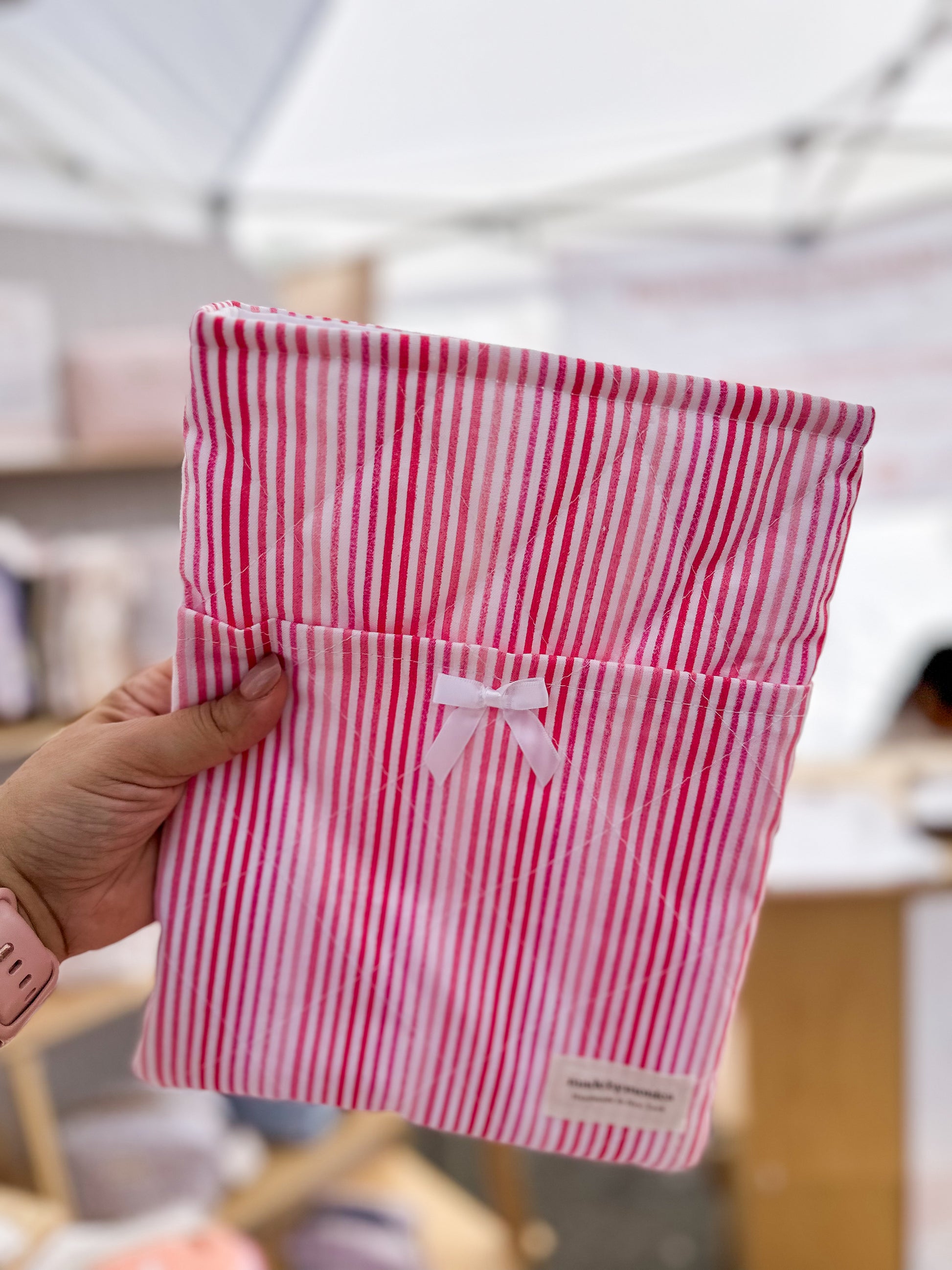 The Lipstick Lines Large Quilted Book Sleeve (Limited-Edition)