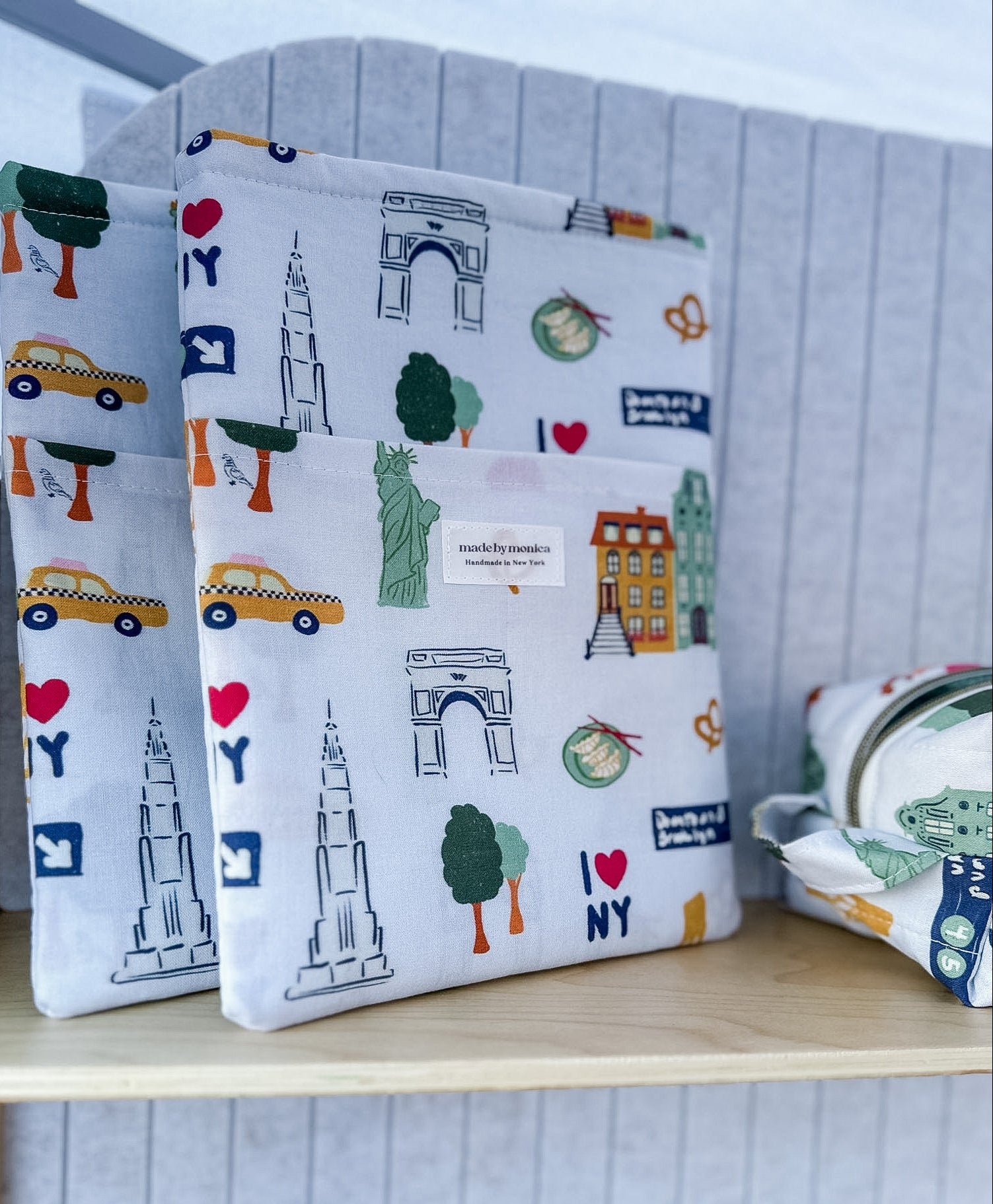 nyc themed book sleeve