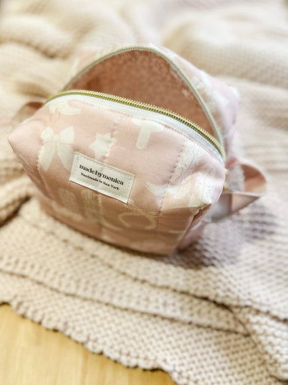 Cowgirl Coquette Quilted Makeup Bag Mini