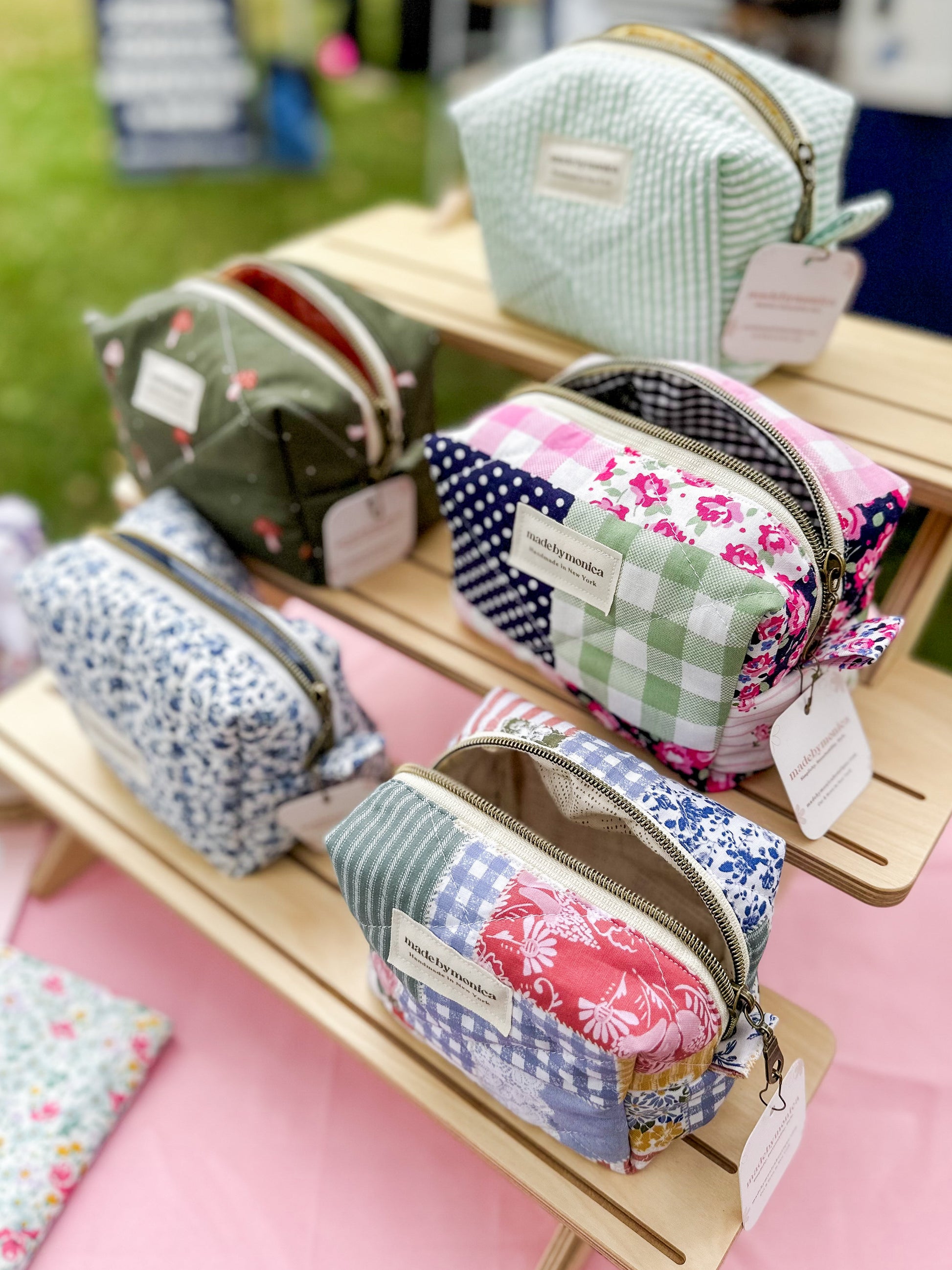 The Patch Me Pretty Quilted Makeup Bag Mini