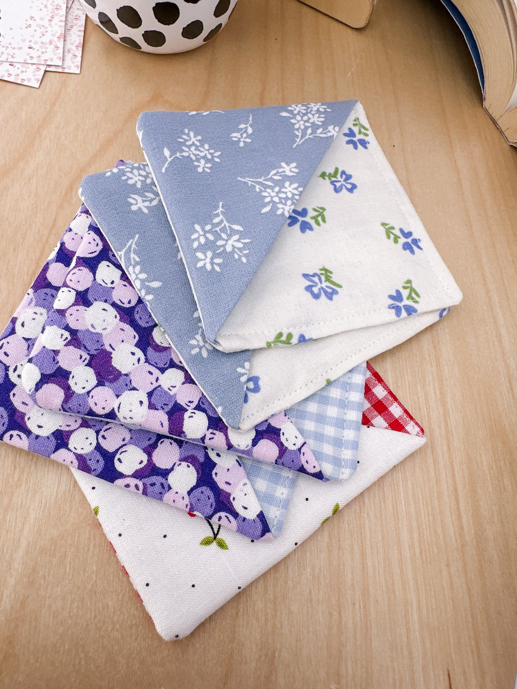 The Bluebell Bloom Fabric Corner Bookmark