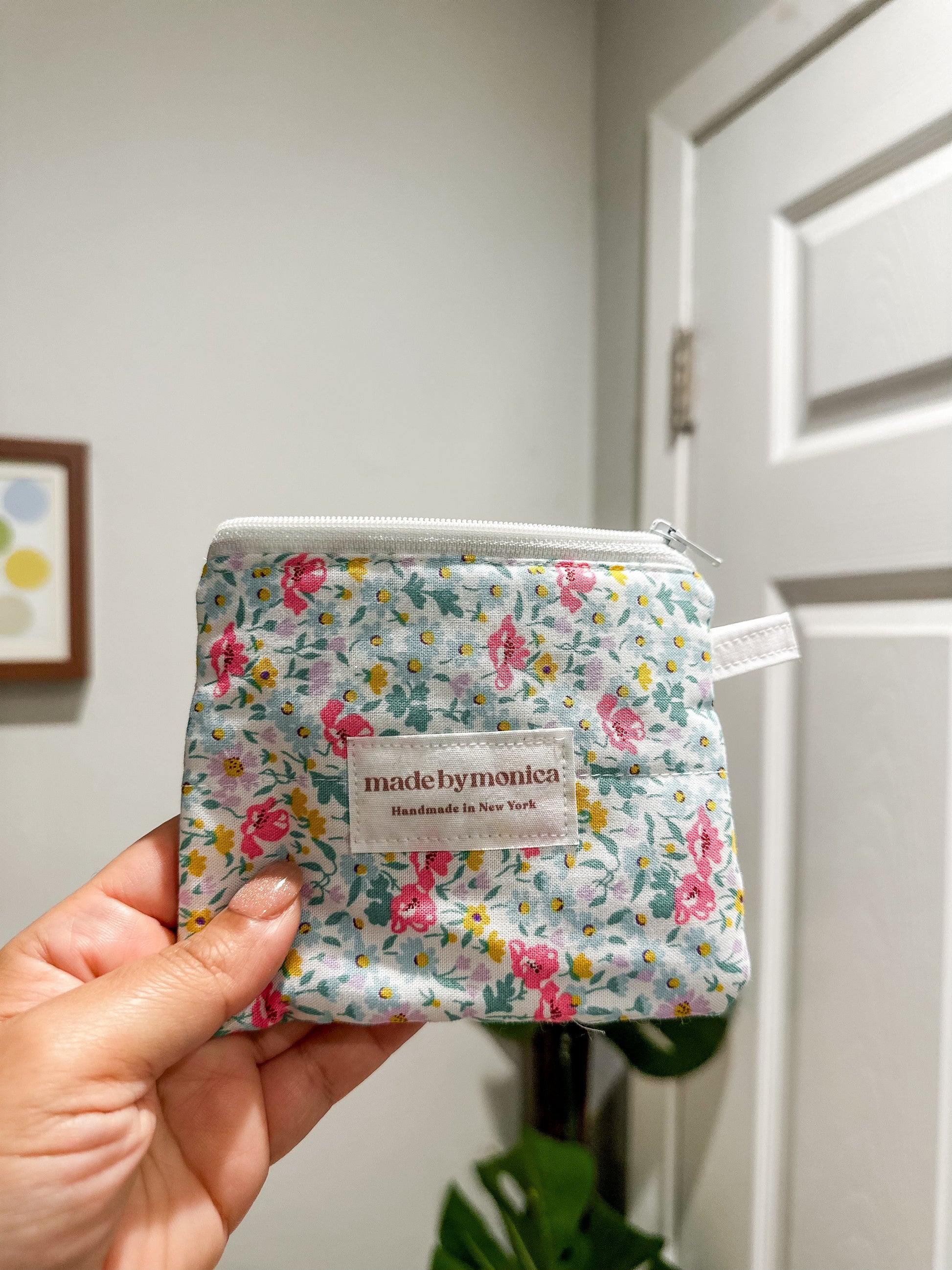 The Pastel Petals Keychain Wallet