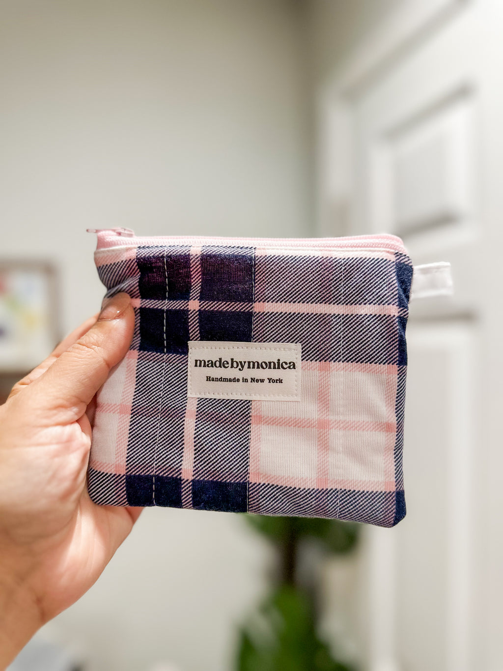 The Sugarberry Plaid Keychain Wallet (Limited-Edition)