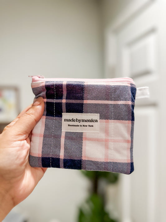 The Sugarberry Plaid Keychain Wallet (Limited-Edition)