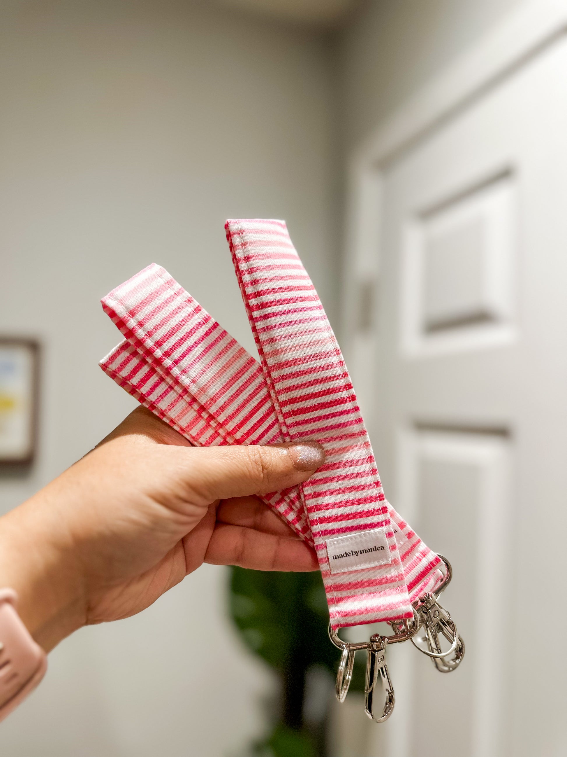 The Lipstick Lines Keychain Wristlet (Limited-Edition)