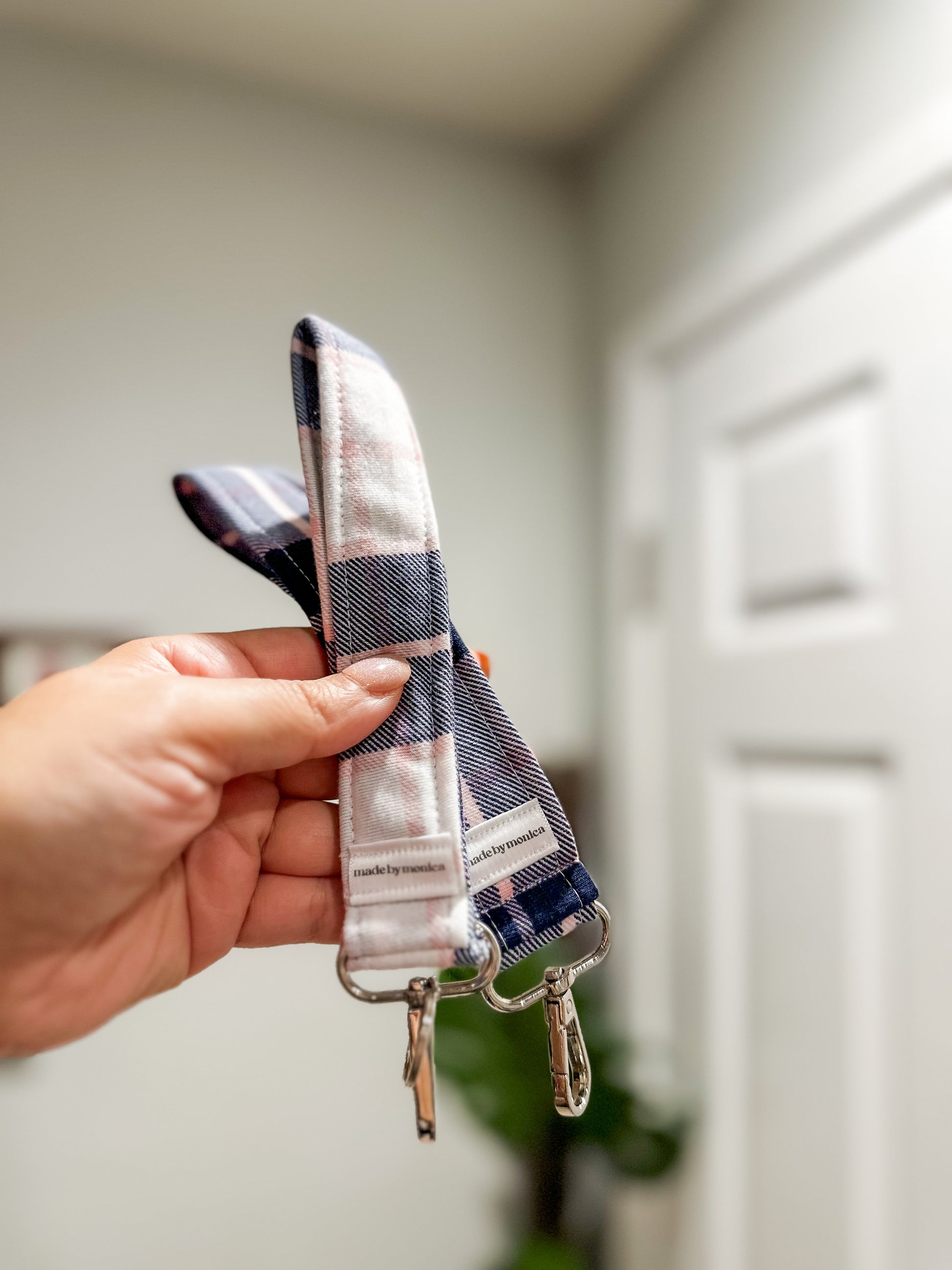 The Sugarberry Plaid Keychain Wristlet (Limited-Edition)