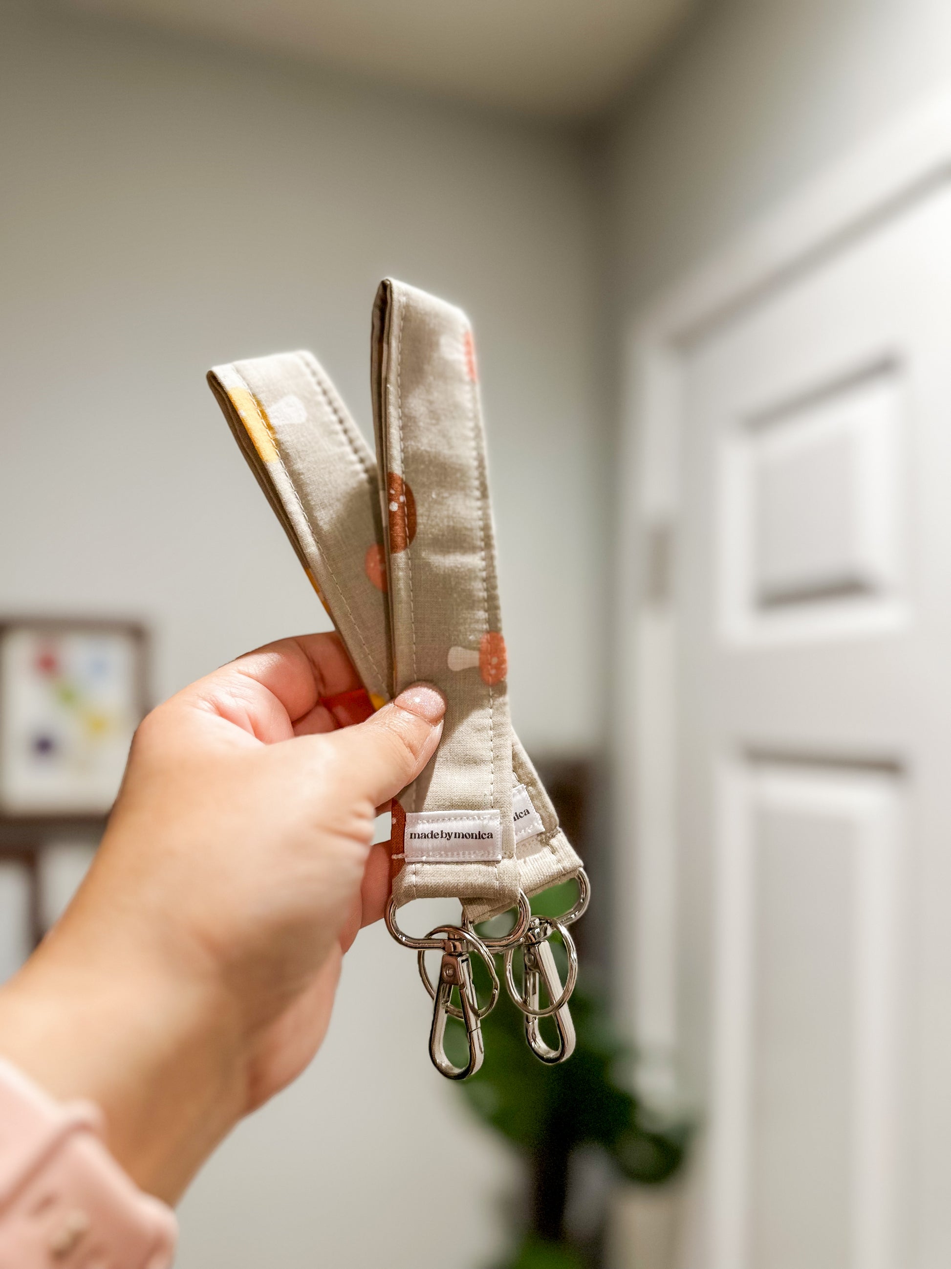 The Blushcap Forest Keychain Wristlet (Limited-Edition)