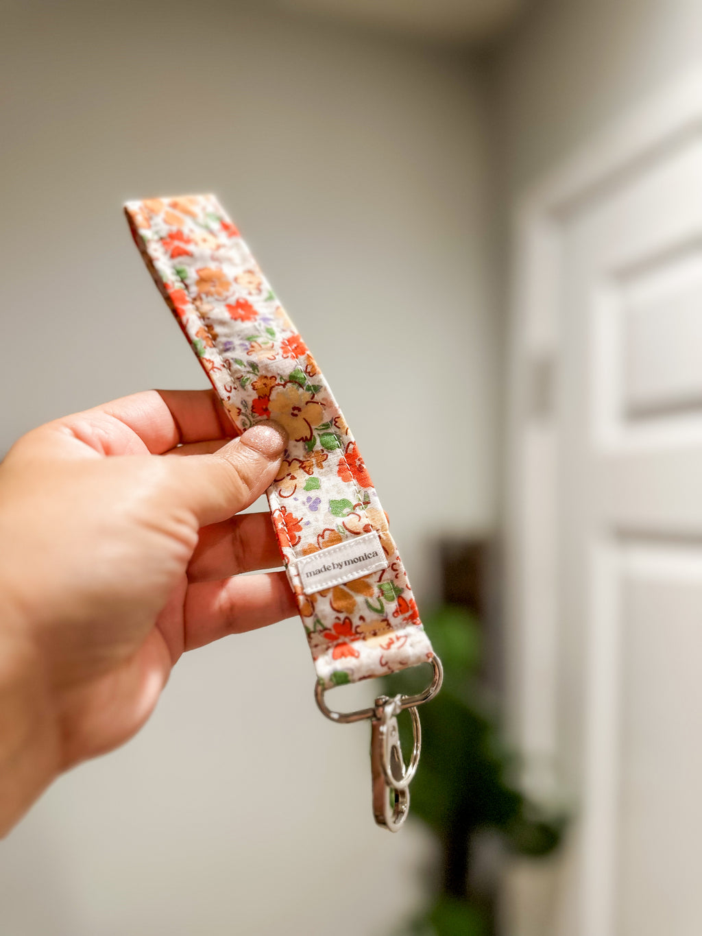 The Rustleaf Garden Keychain Wristlet