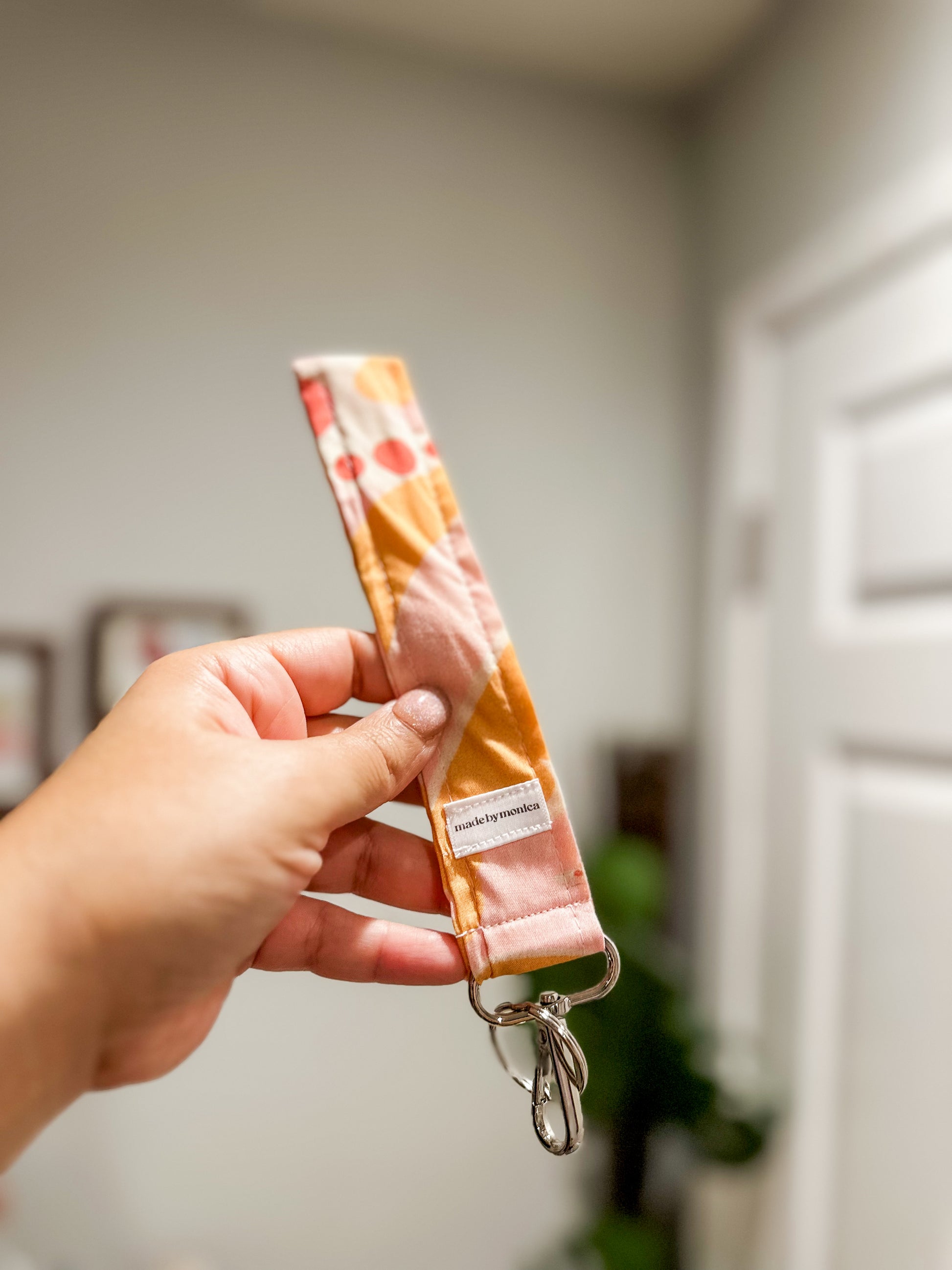 The Creamsicle Pop Keychain Wristlet