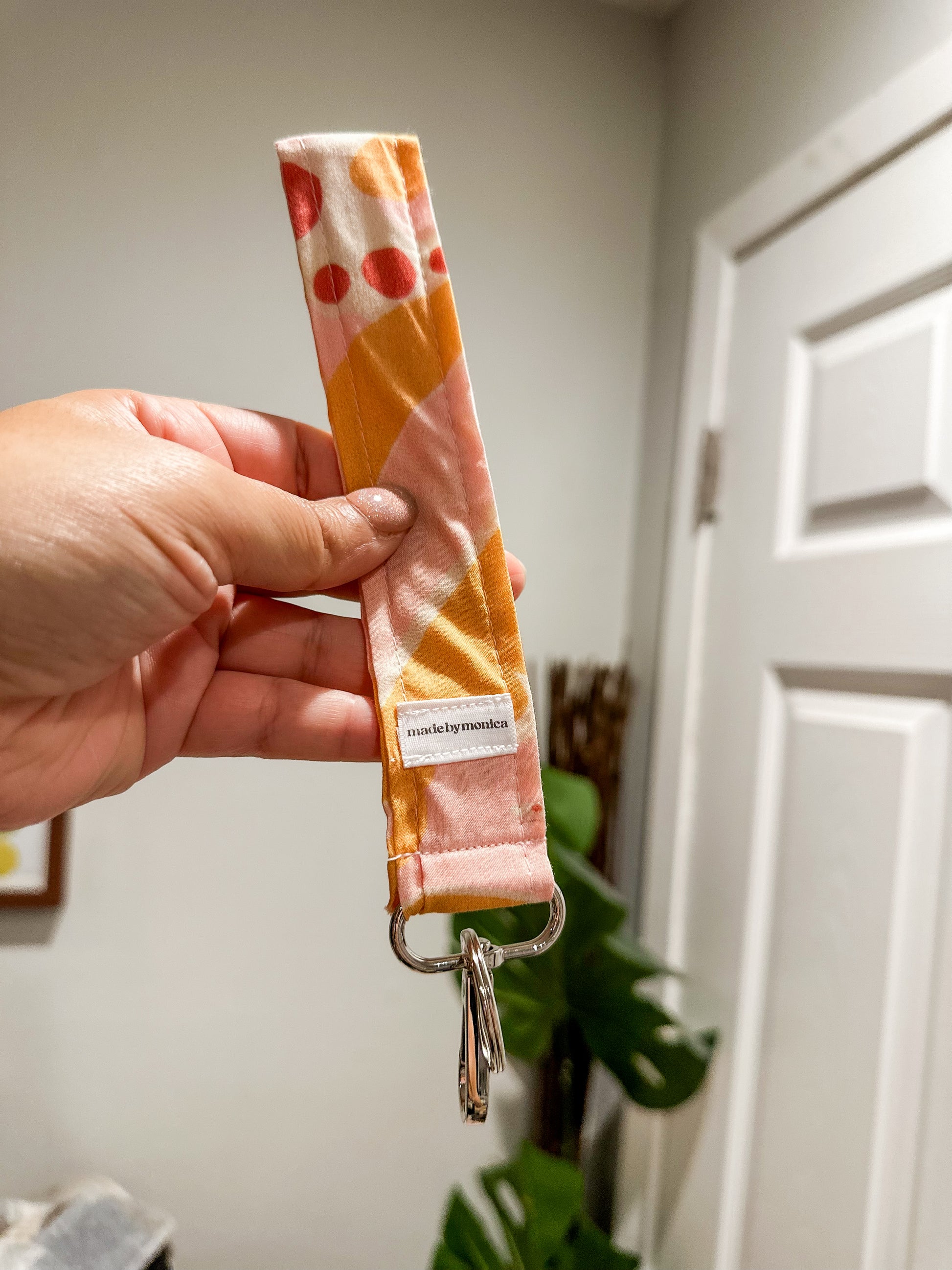 The Creamsicle Pop Keychain Wristlet