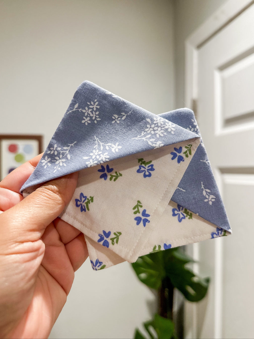 The Bluebell Bloom Fabric Corner Bookmark