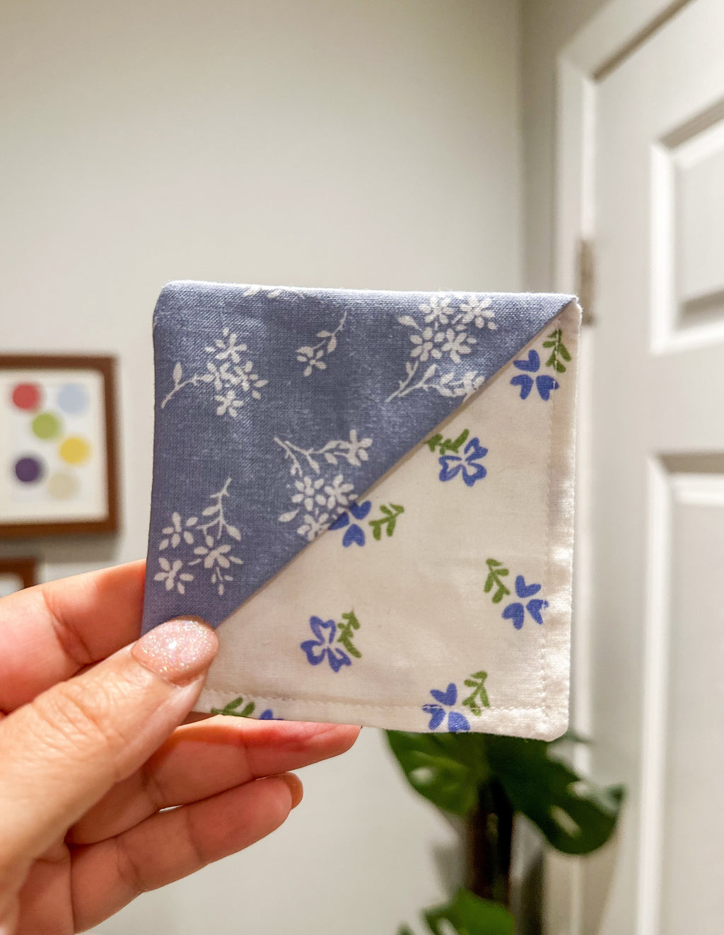 The Bluebell Bloom Fabric Corner Bookmark