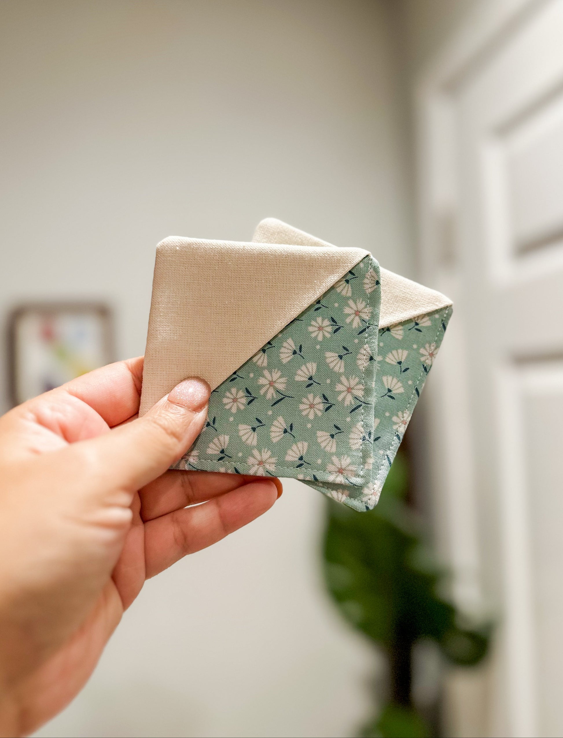 The Meadow Mornings Fabric Corner Bookmark