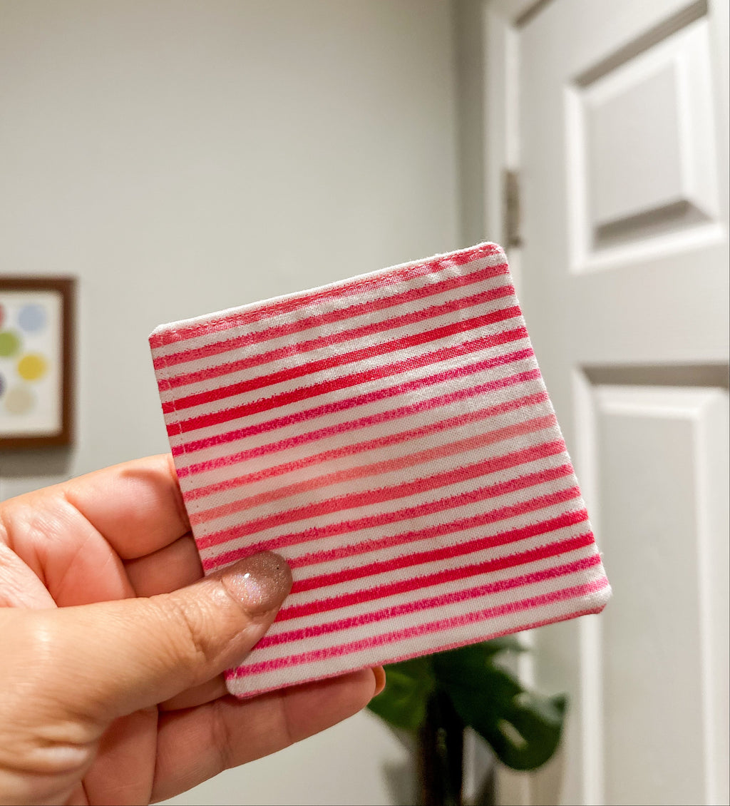 The Lipstick Lines Fabric Corner Bookmark (Limited-Edition)