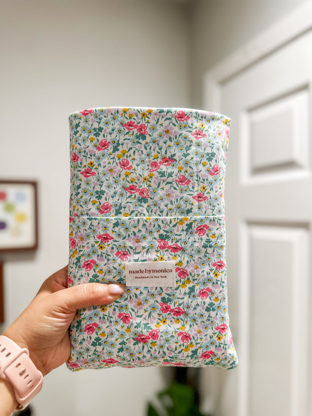 The Pastel Petals Small/Medium Book Sleeve 