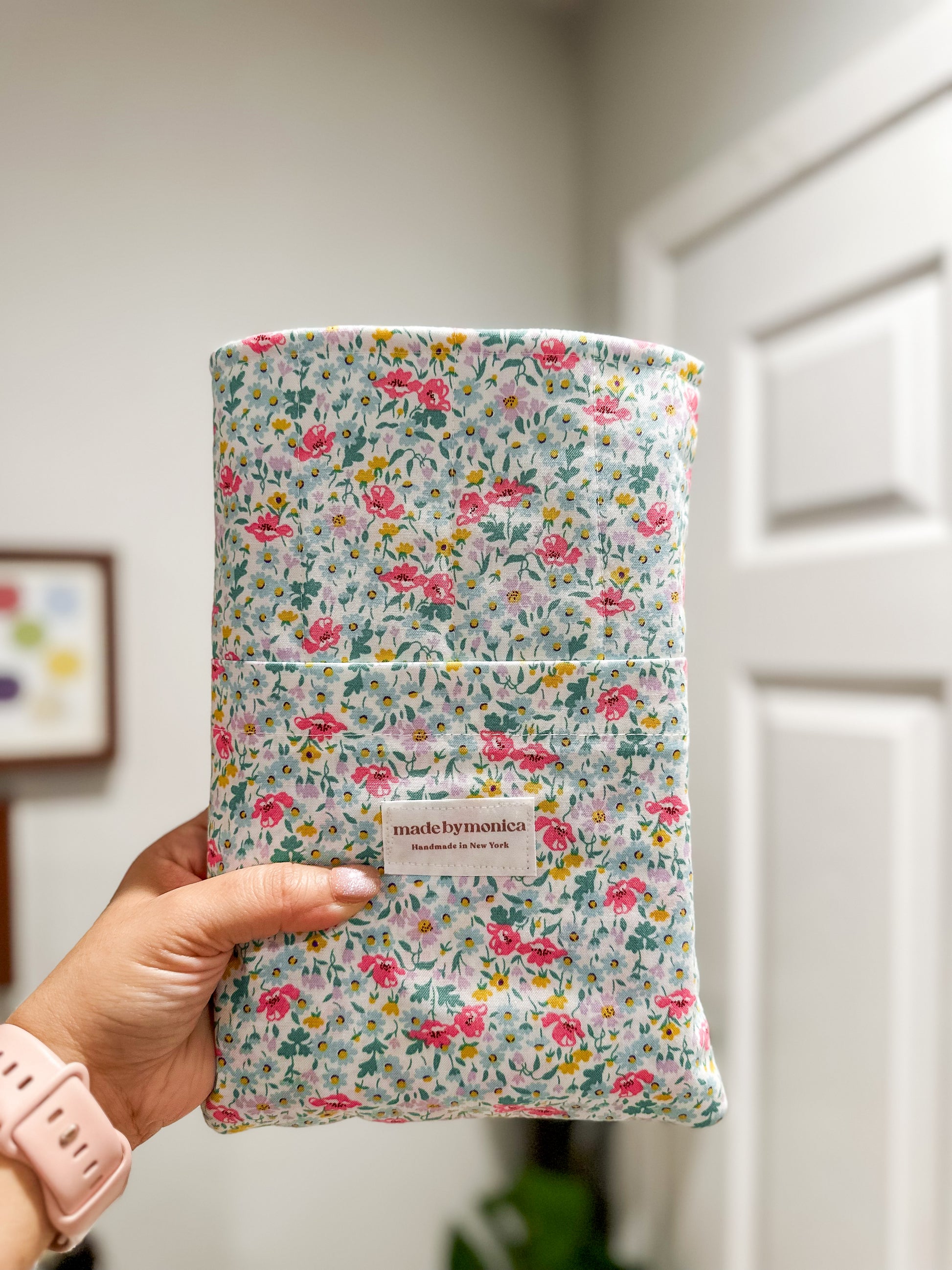The Pastel Petals Small/Medium Book Sleeve 
