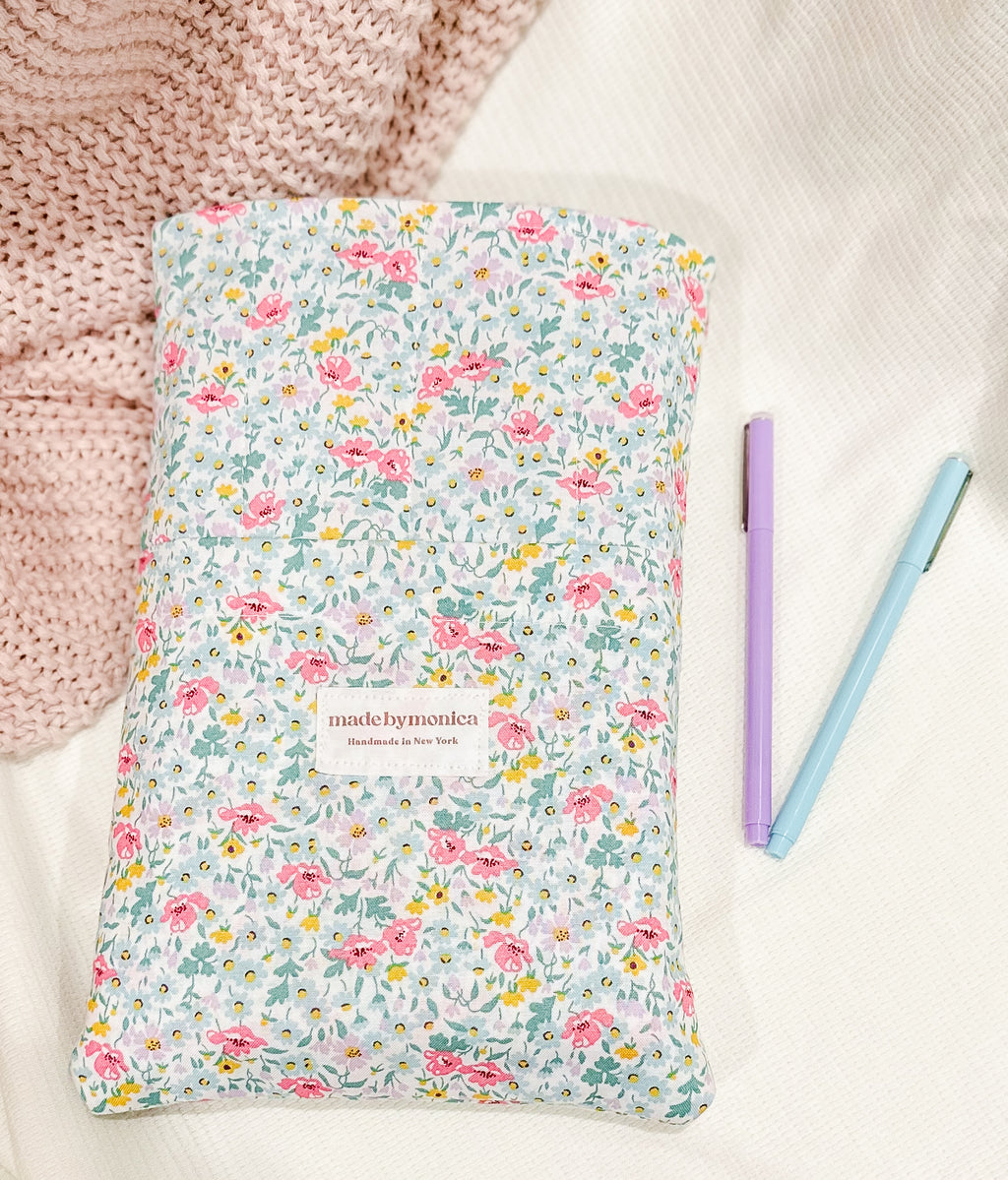 The Pastel Petals Small/Medium Book Sleeve 