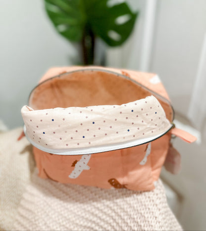The Peachy Flight Makeup Bag (Limited-Edition)