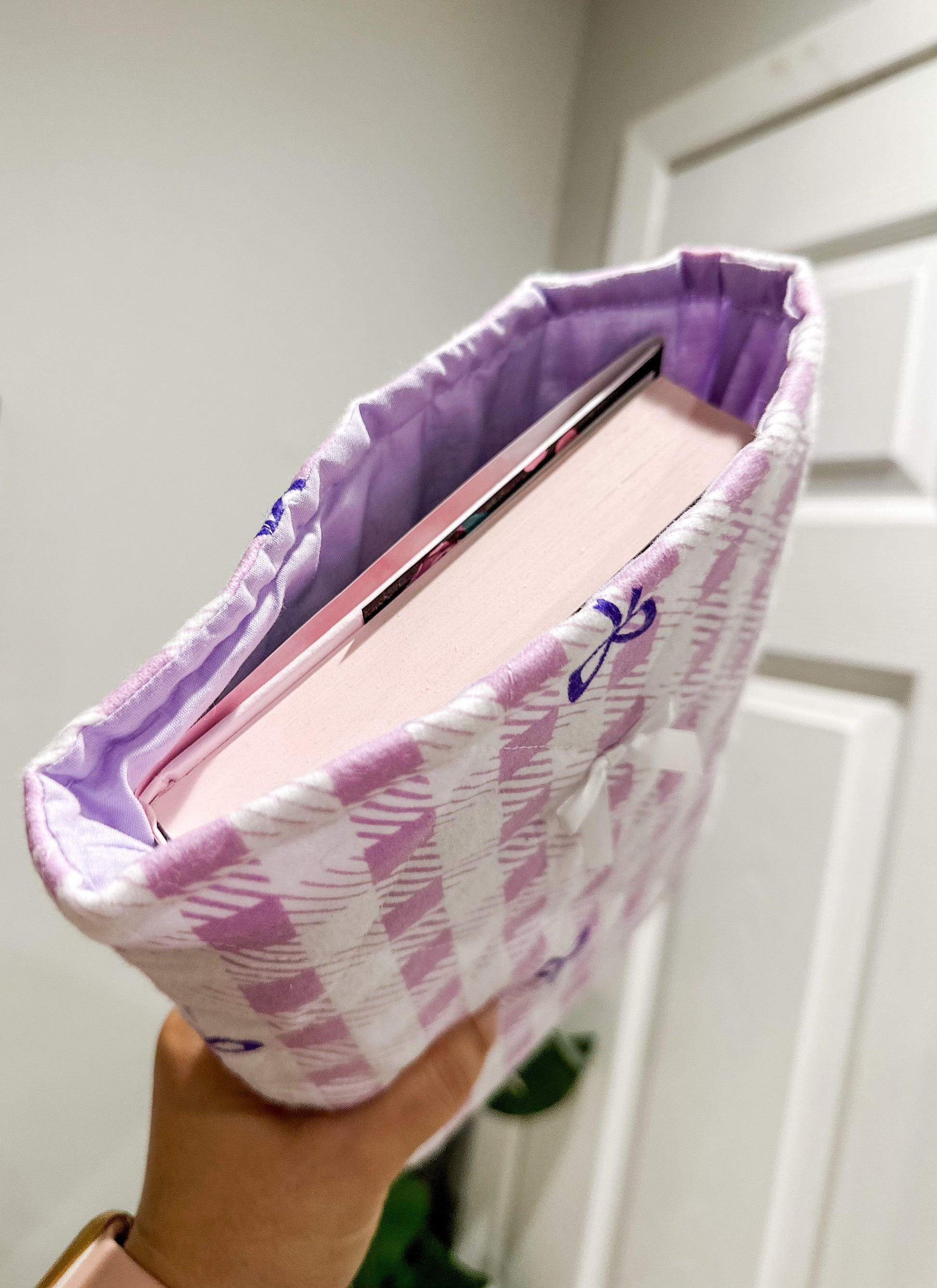 The Lilac & Lace Large Quilted Book Sleeve (Limited-Edition)