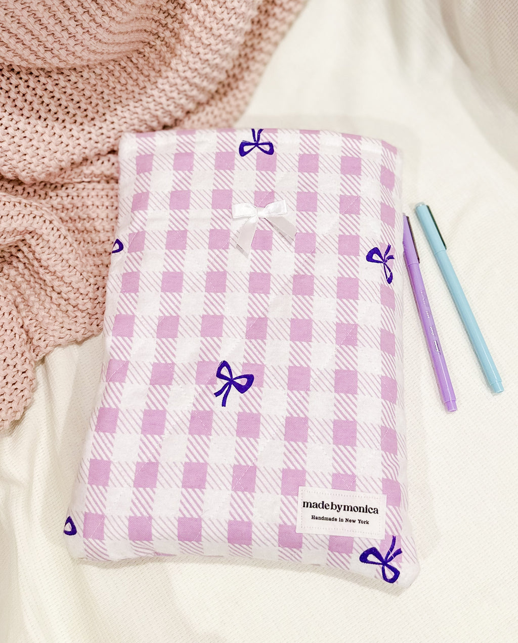 The Lilac & Lace Large Quilted Book Sleeve (Limited-Edition)