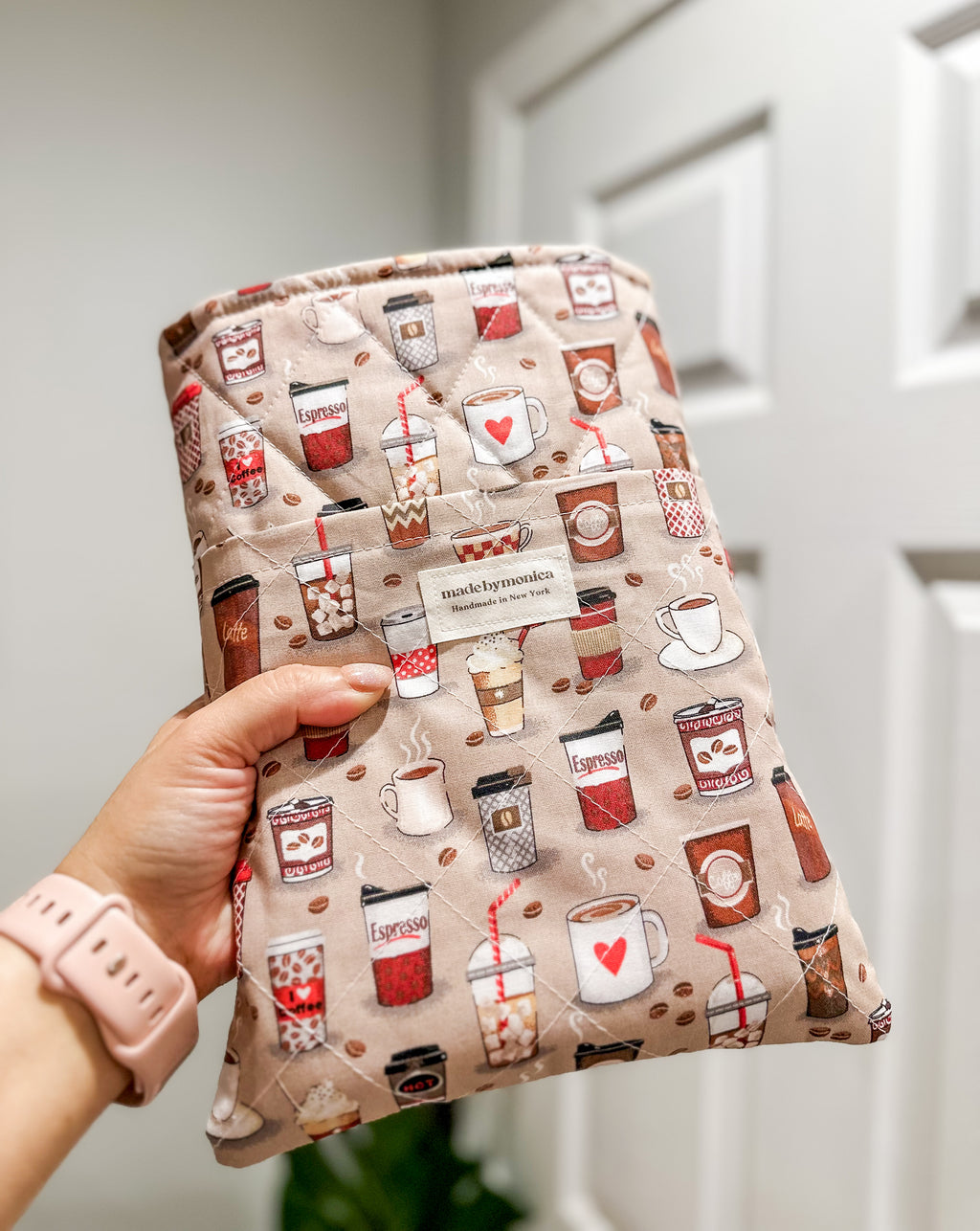 The Daily Brew Large Quilted Book Sleeve (Limited-Edition)