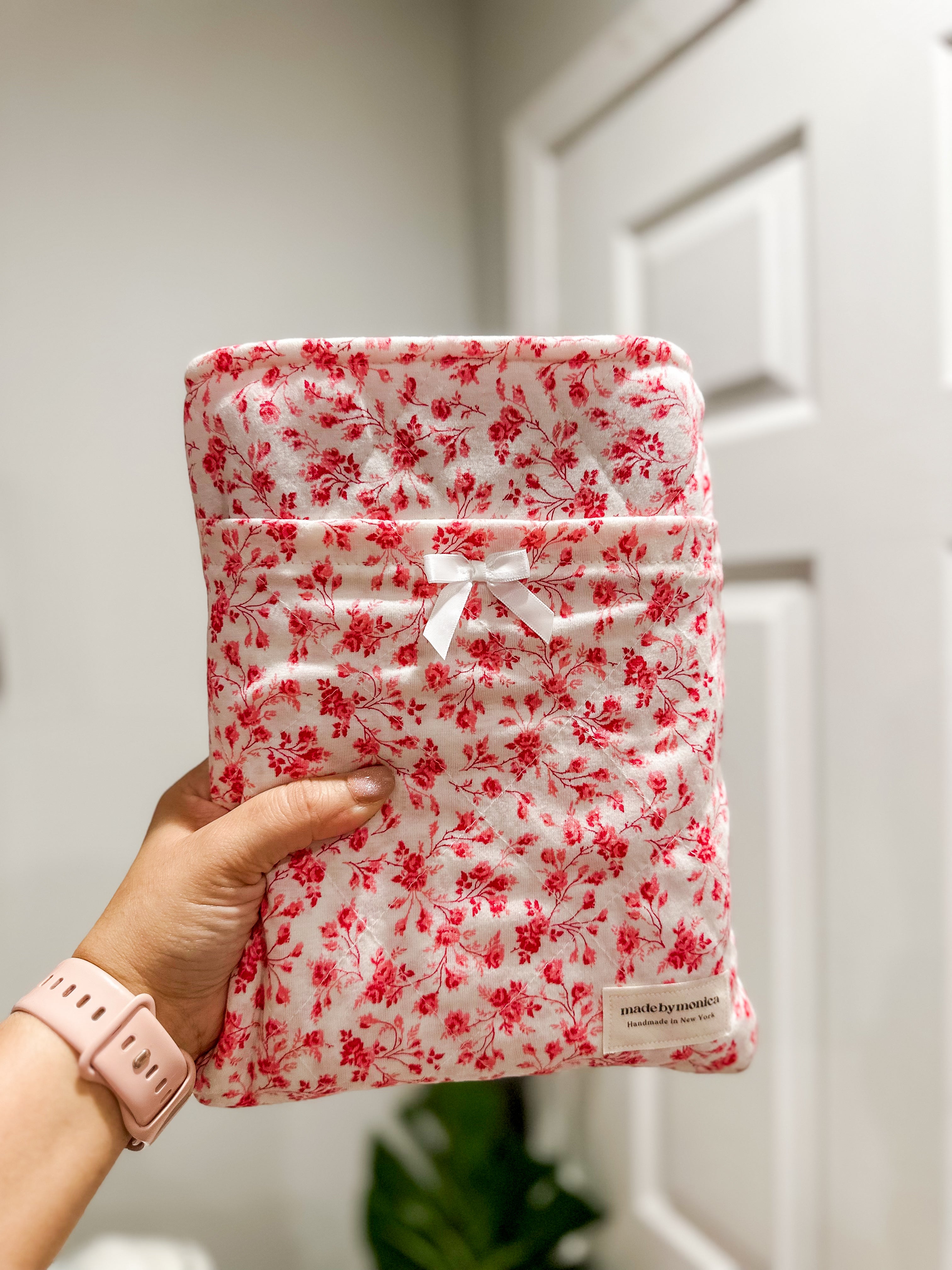 The Scarlet Flora Large Quilted Book Sleeve (Limited-Edition)