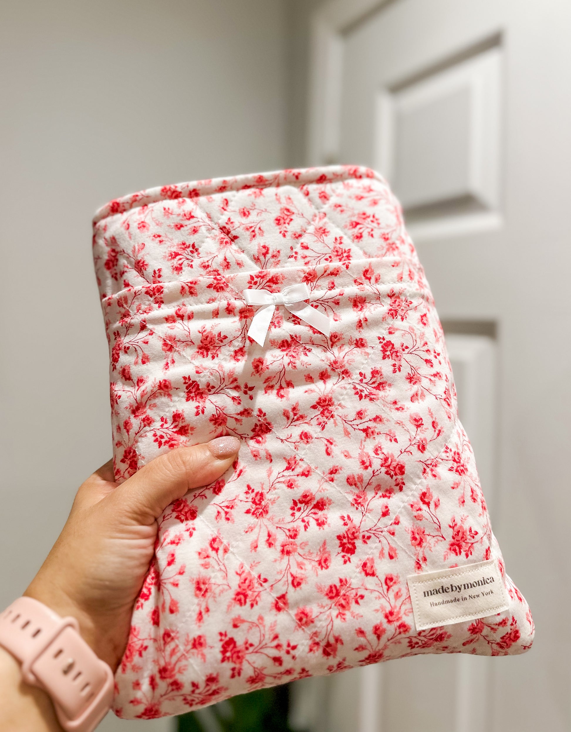 The Scarlet Flora Large Quilted Book Sleeve (Limited-Edition)