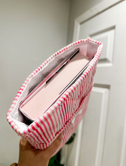 The Lipstick Lines Large Quilted Book Sleeve (Limited-Edition)