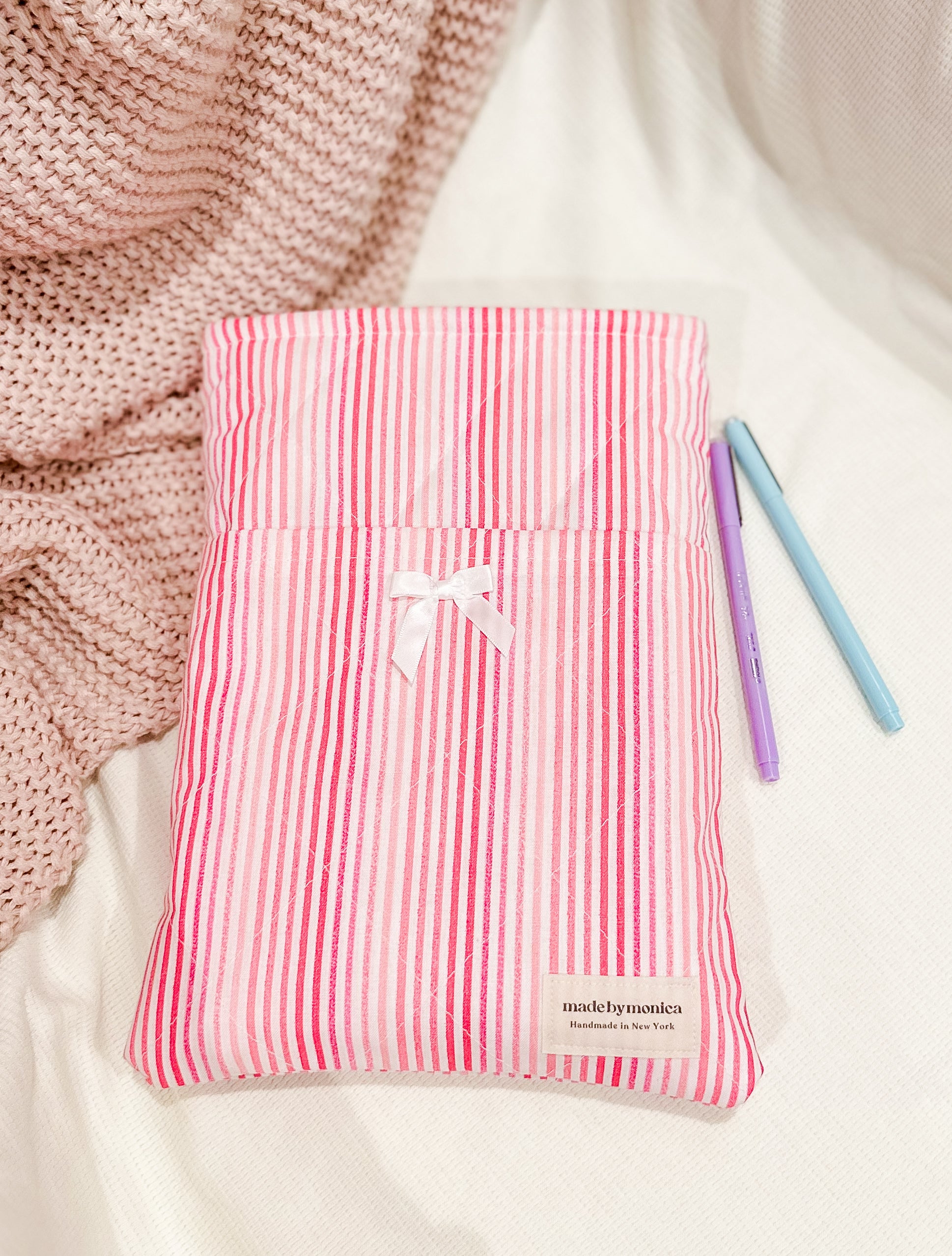 The Lipstick Lines Large Quilted Book Sleeve (Limited-Edition)