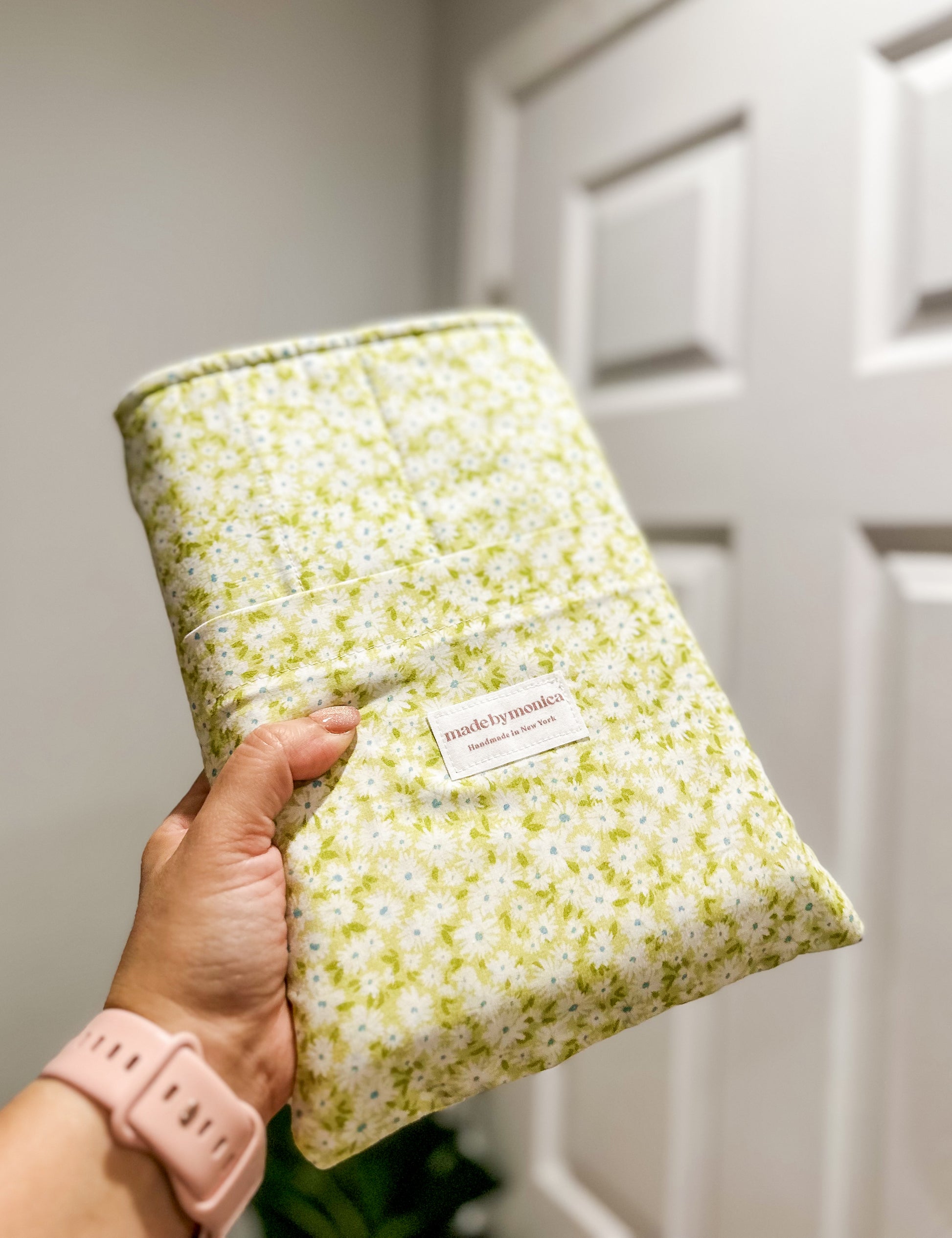 The Minty Meadow Large Book Sleeve