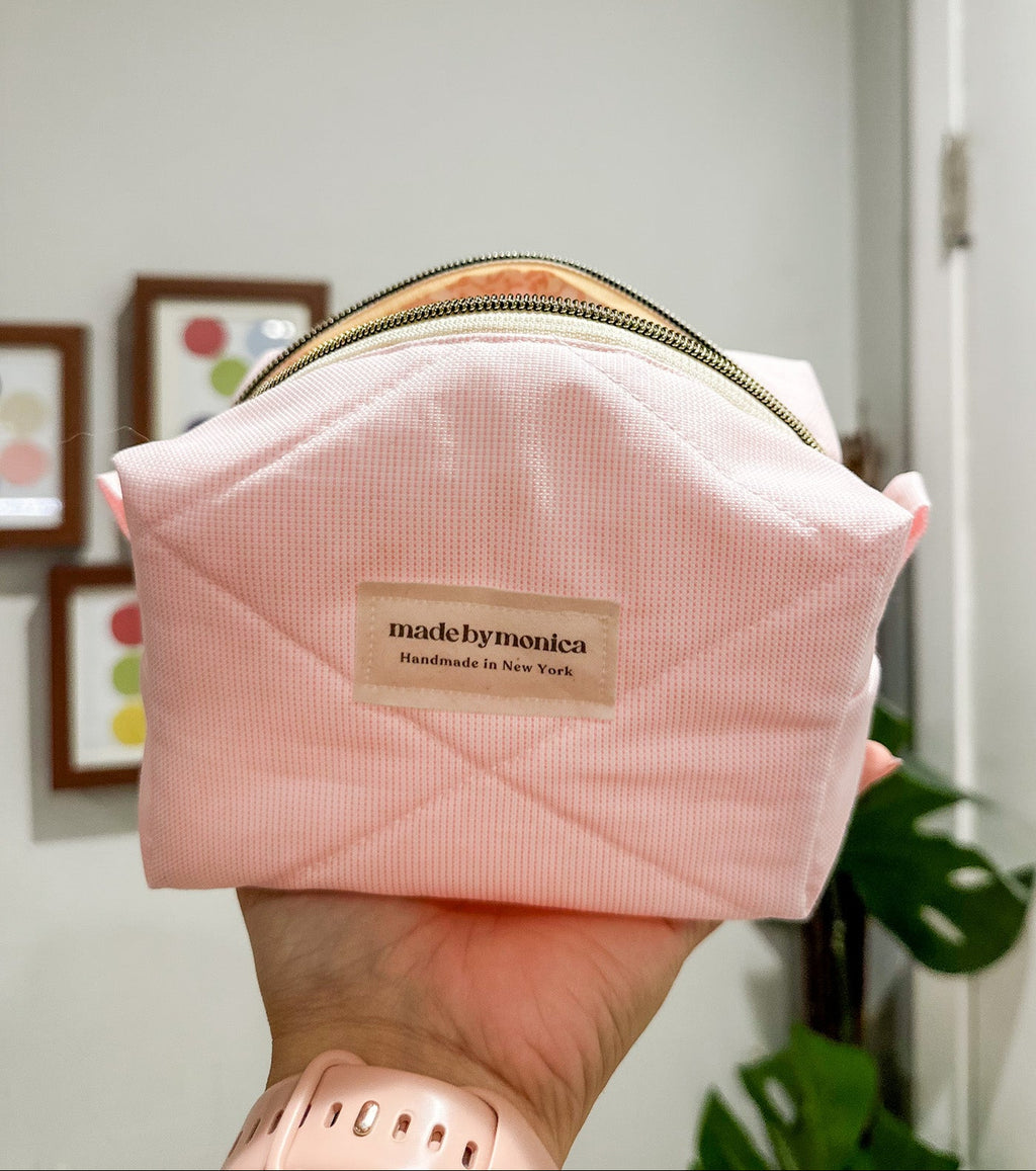 The Dainty Dots Quilted Makeup Bag Mini