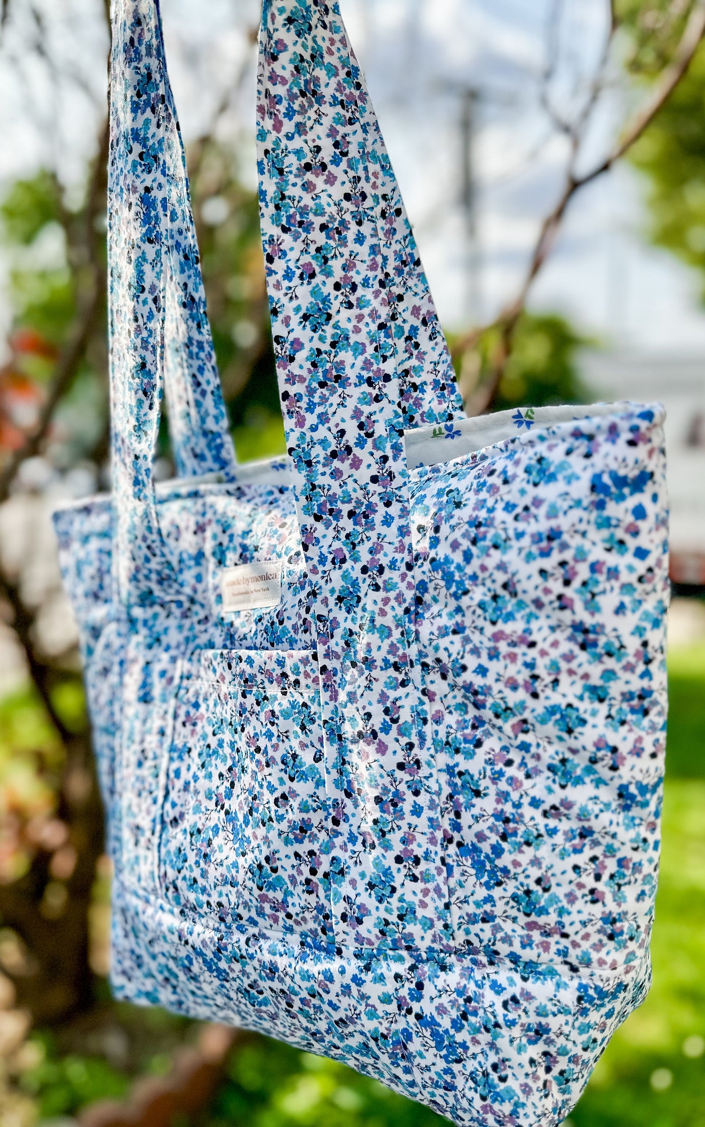 The Blooming Skies Tote Bag