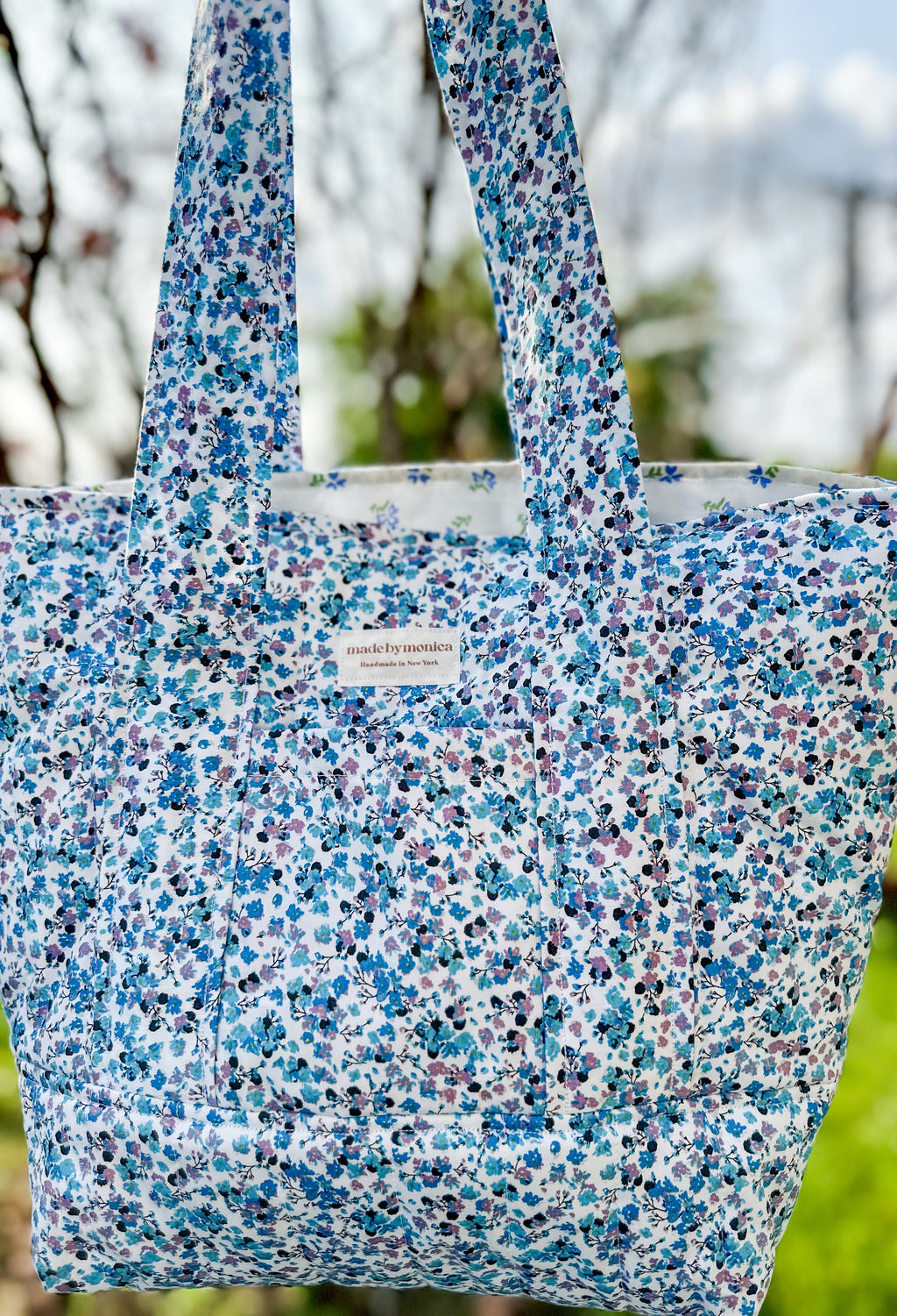 The Blooming Skies Tote Bag
