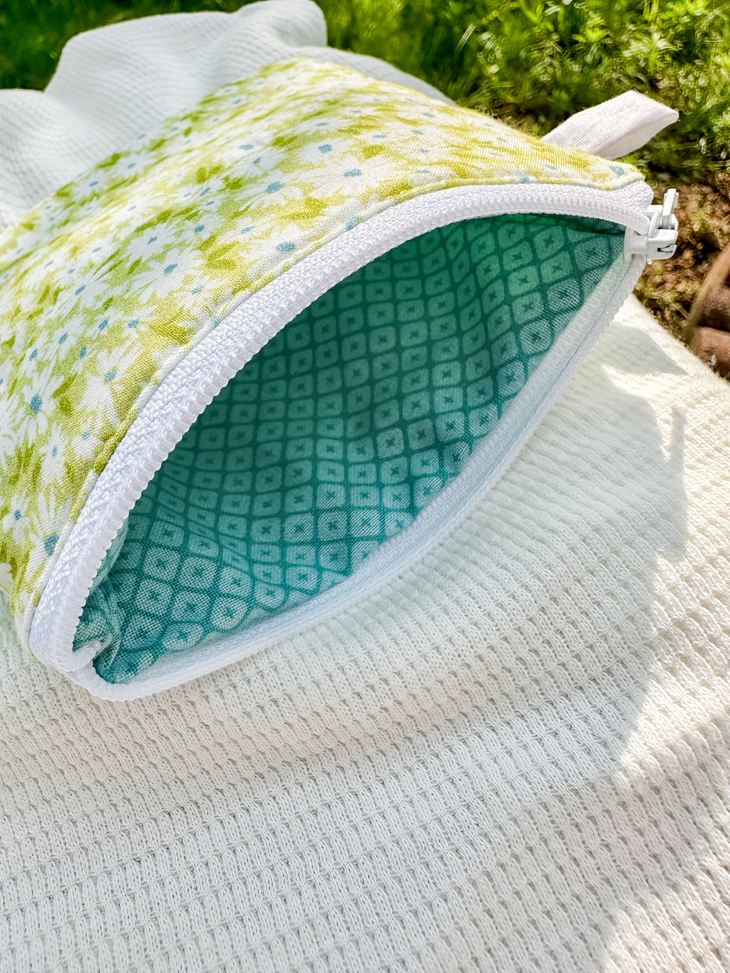The Minty Meadow Keychain Wallet