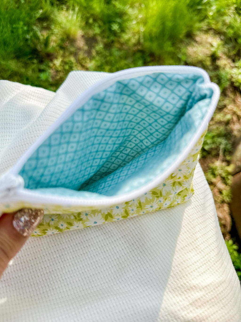 The Minty Meadow Keychain Wallet