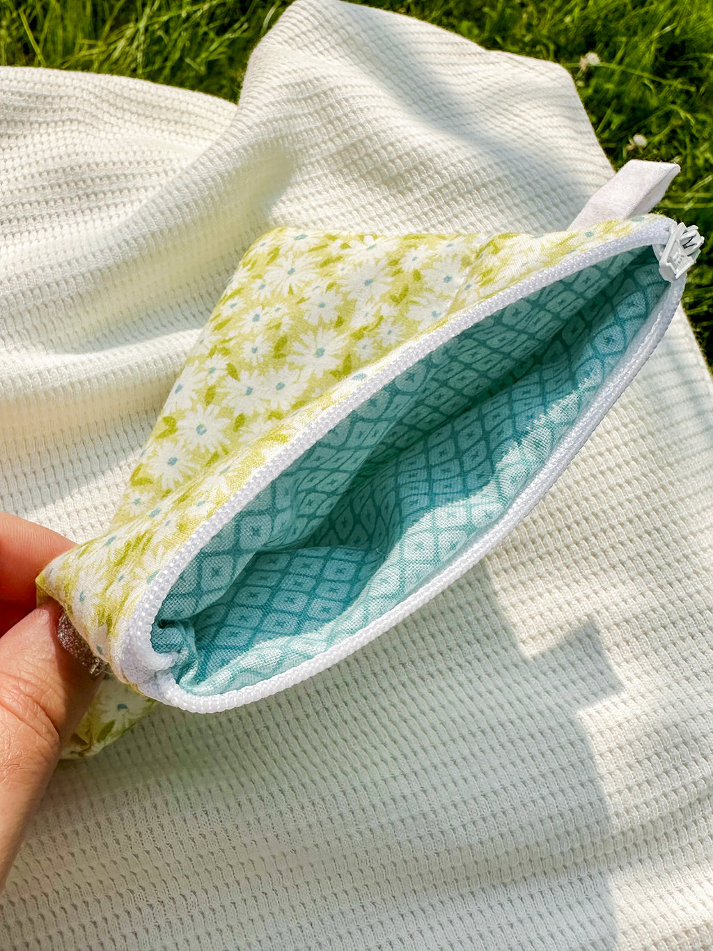 The Minty Meadow Keychain Wallet