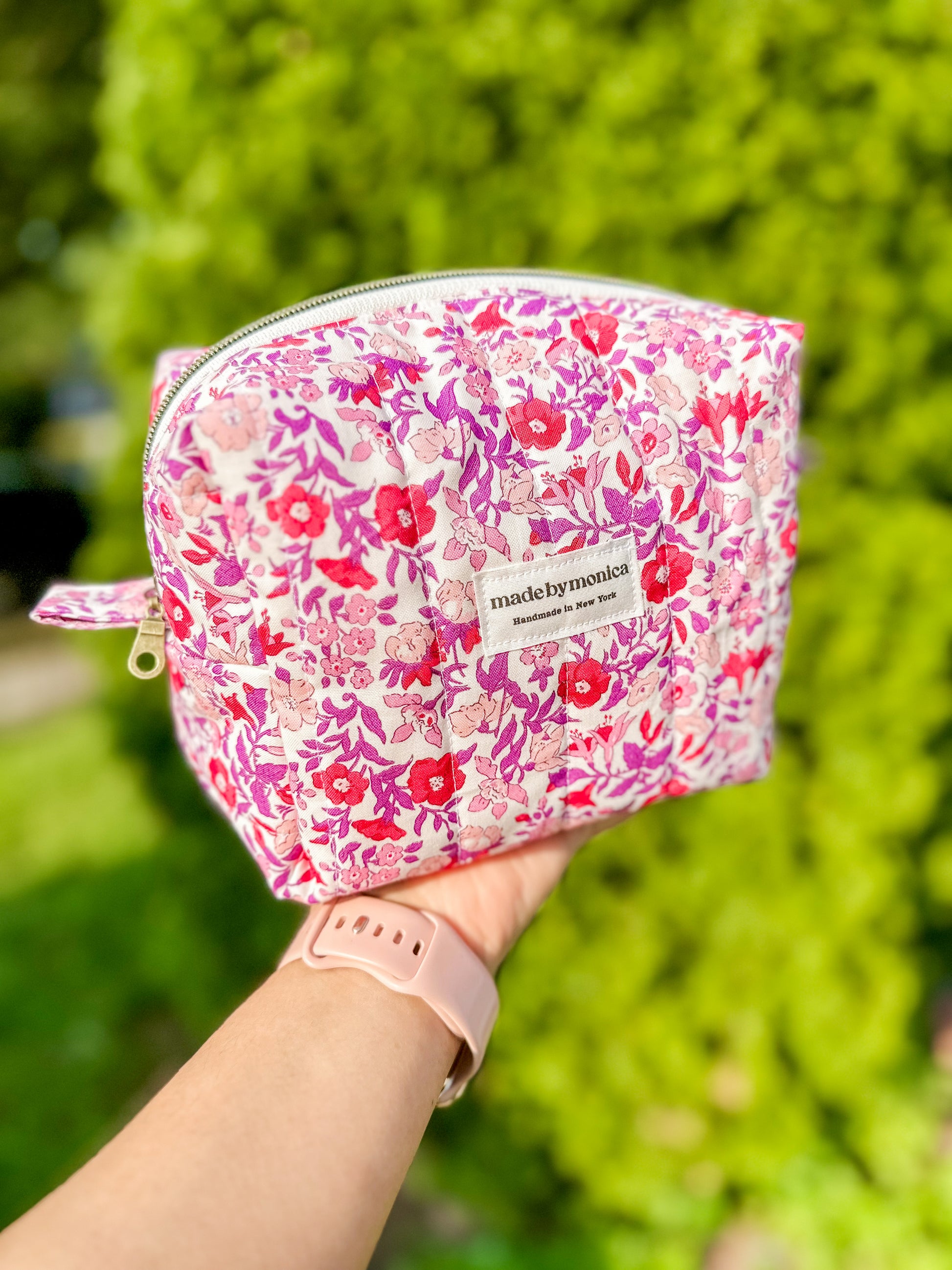 The Rosy Retreat Makeup Bag