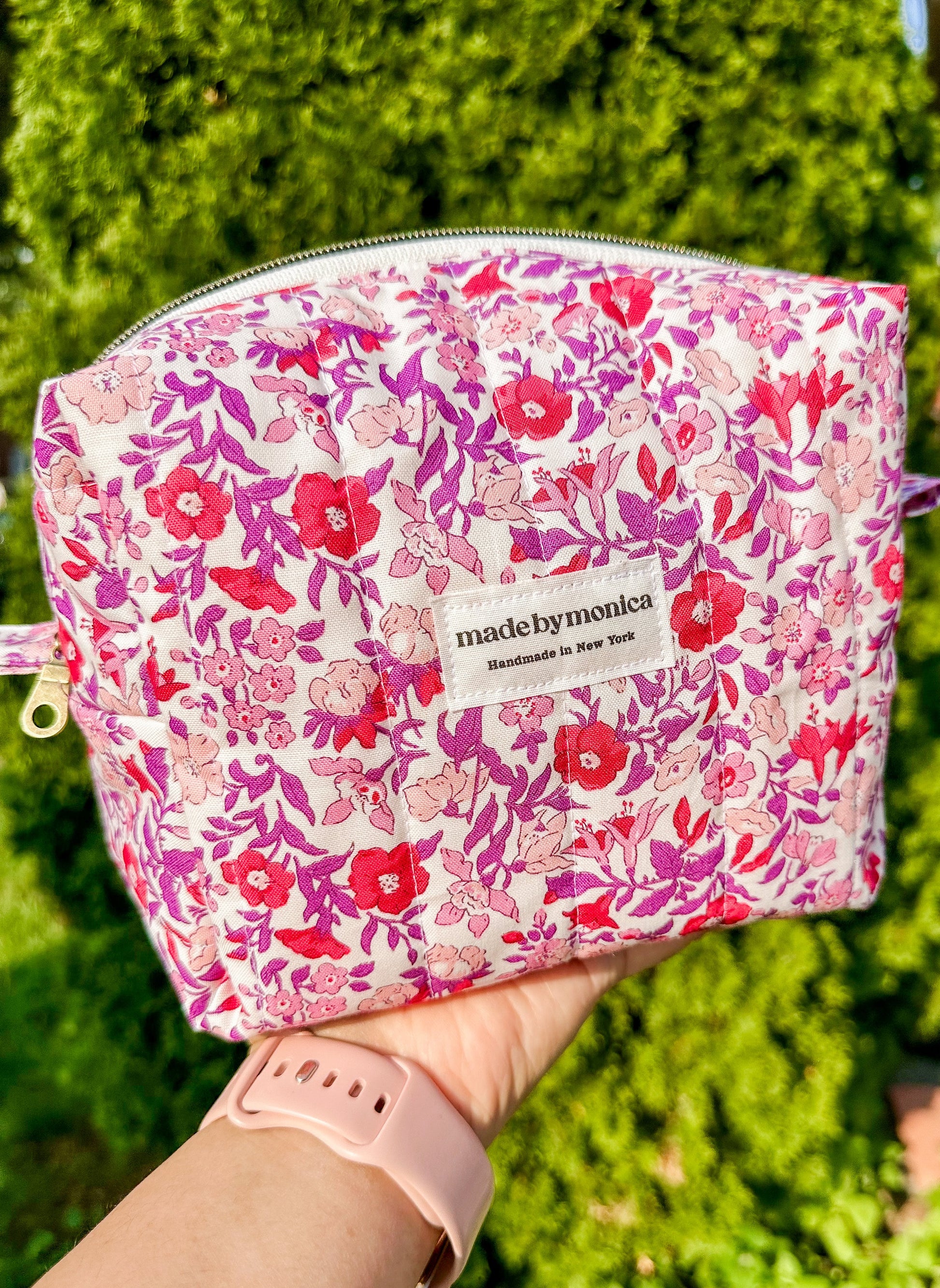 The Rosy Retreat Makeup Bag