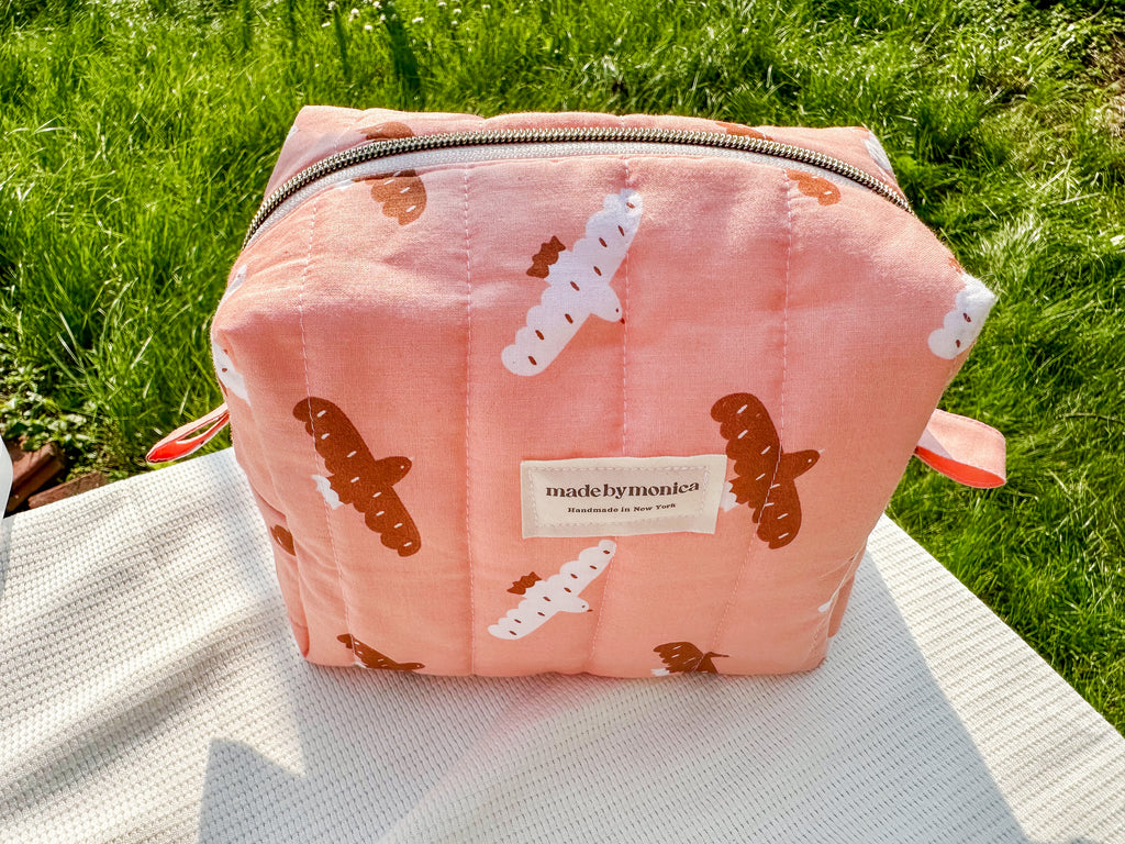 The Peachy Flight Makeup Bag (Limited-Edition)
