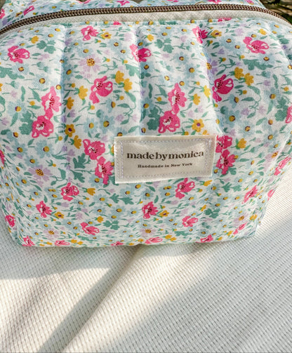 The Pastel Petals Makeup Bag
