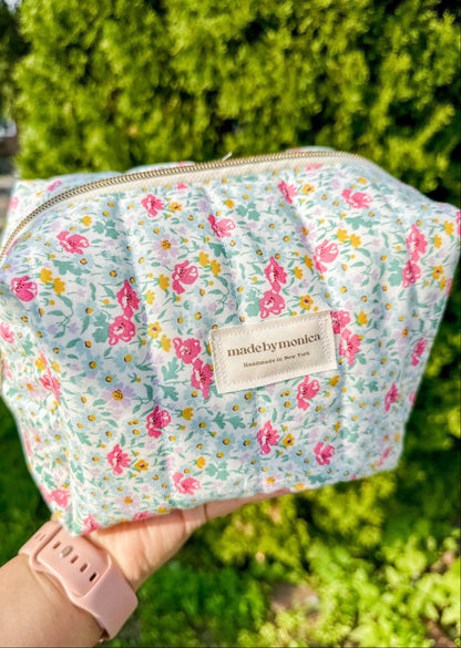 The Pastel Petals Makeup Bag