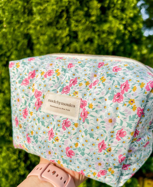 The Pastel Petals Makeup Bag