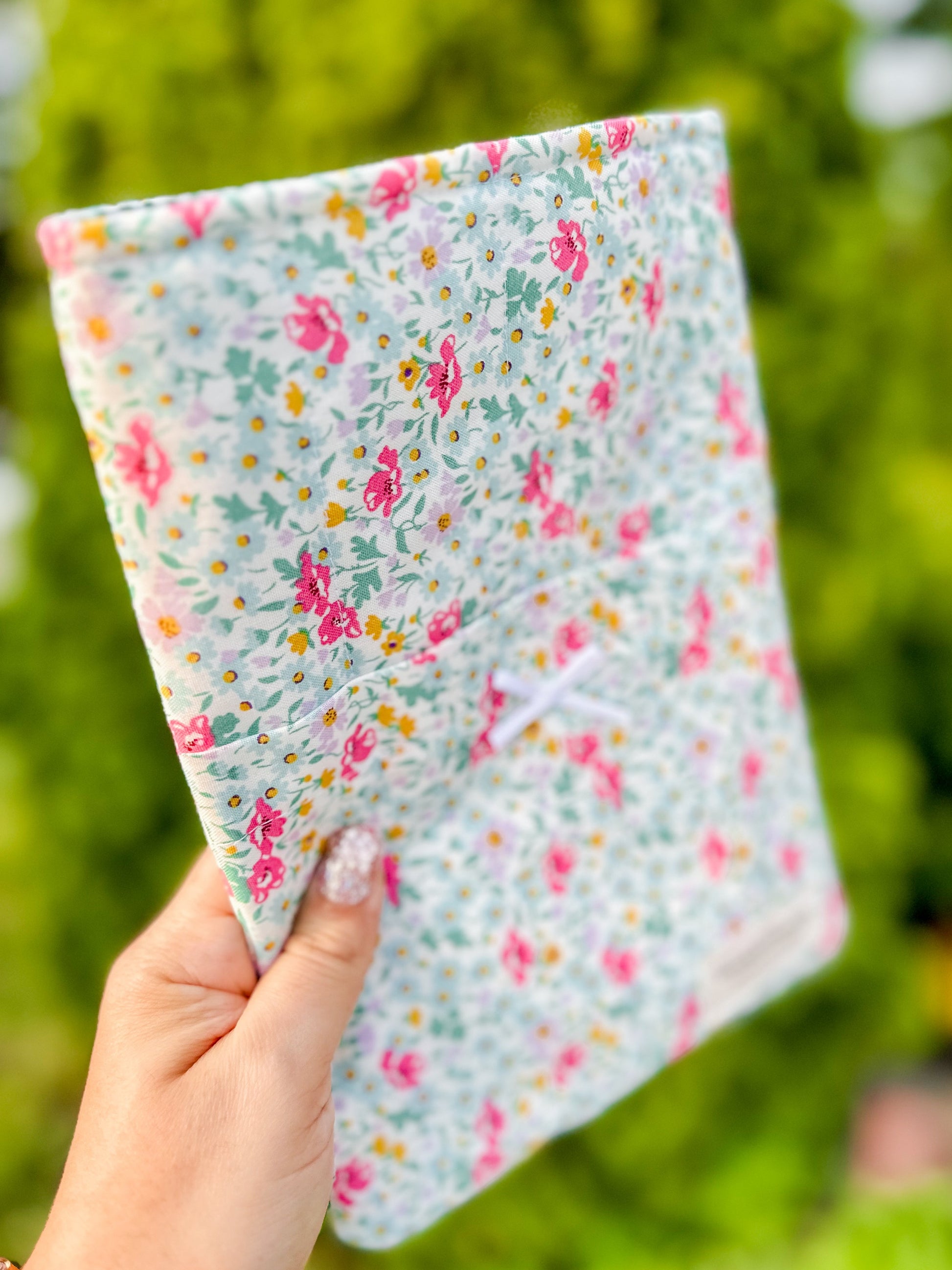 The Pastel Petals Large Book Sleeve