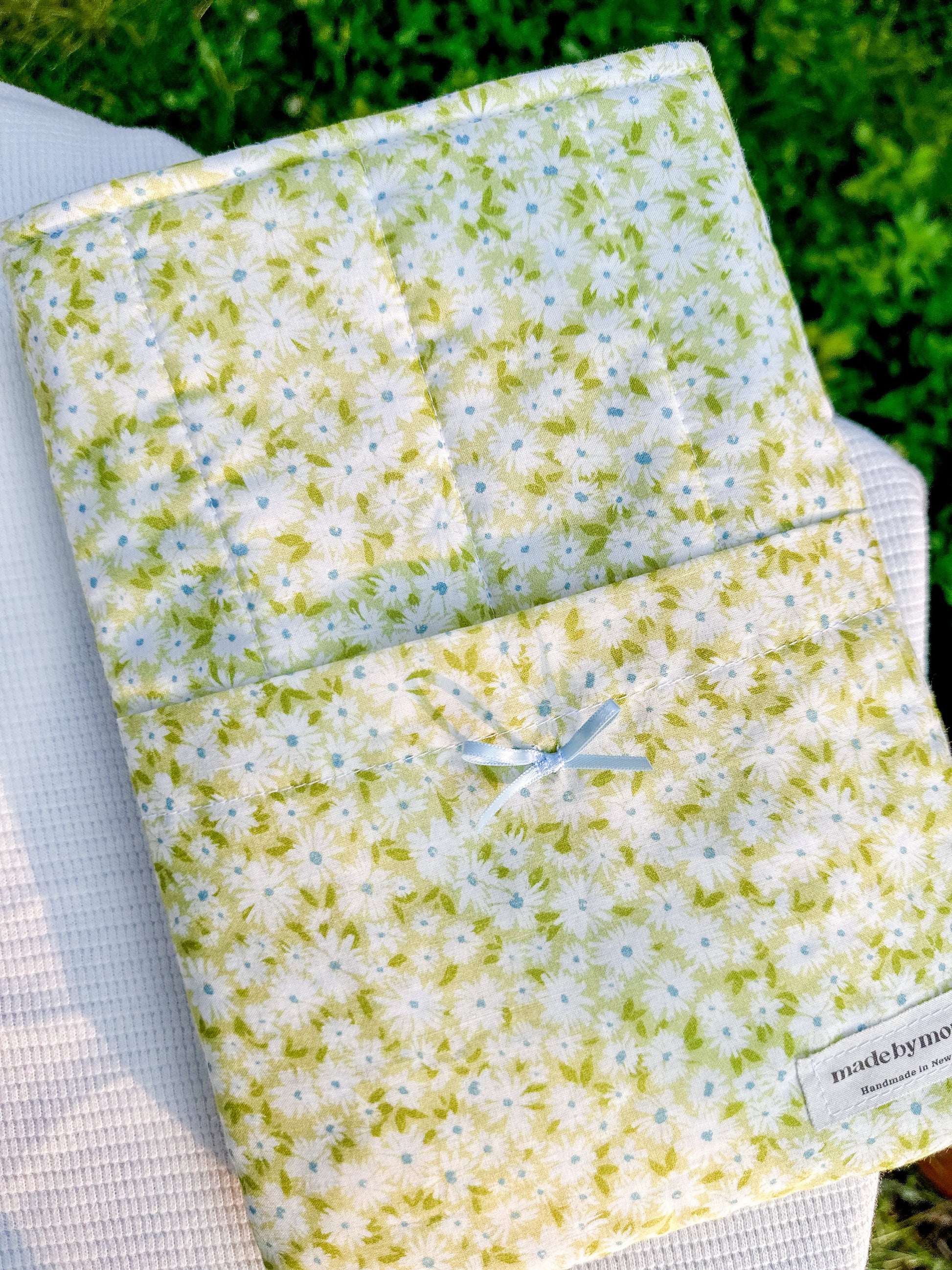 The Minty Meadow Large Book Sleeve