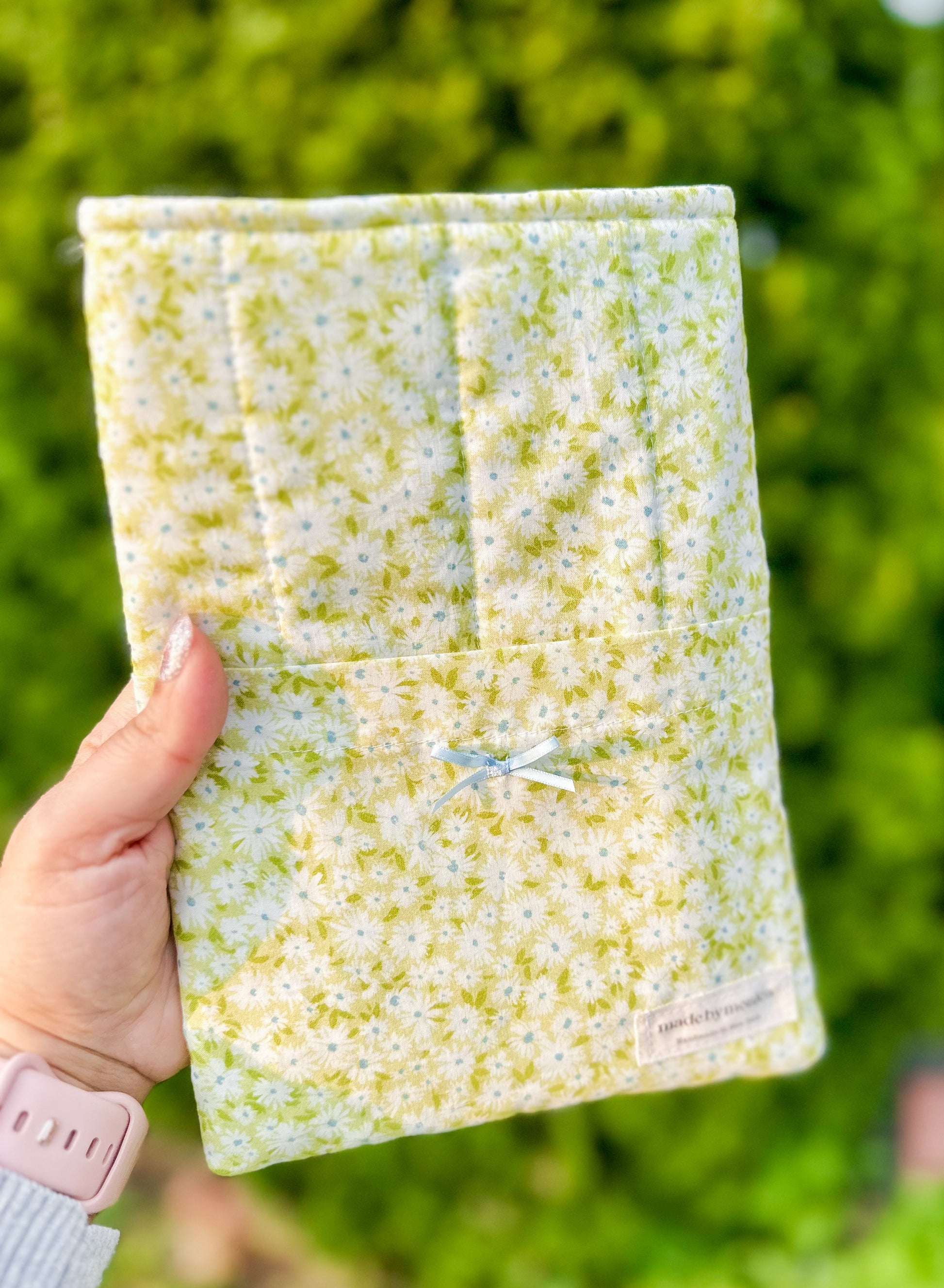 The Minty Meadow Small Book Sleeve